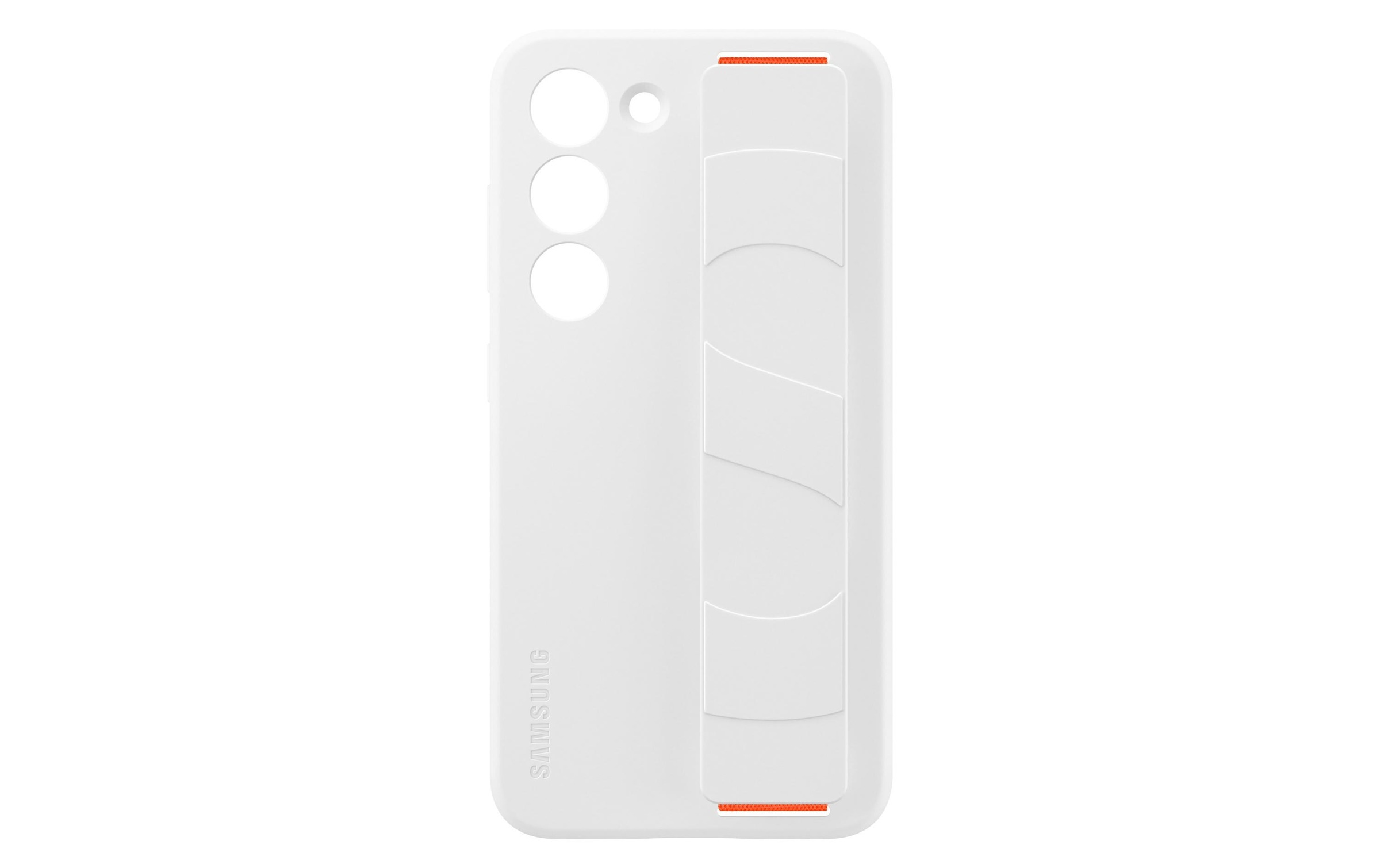 Handyhülle »Silicone Grip Cover White«, Samsung,Galaxy S23