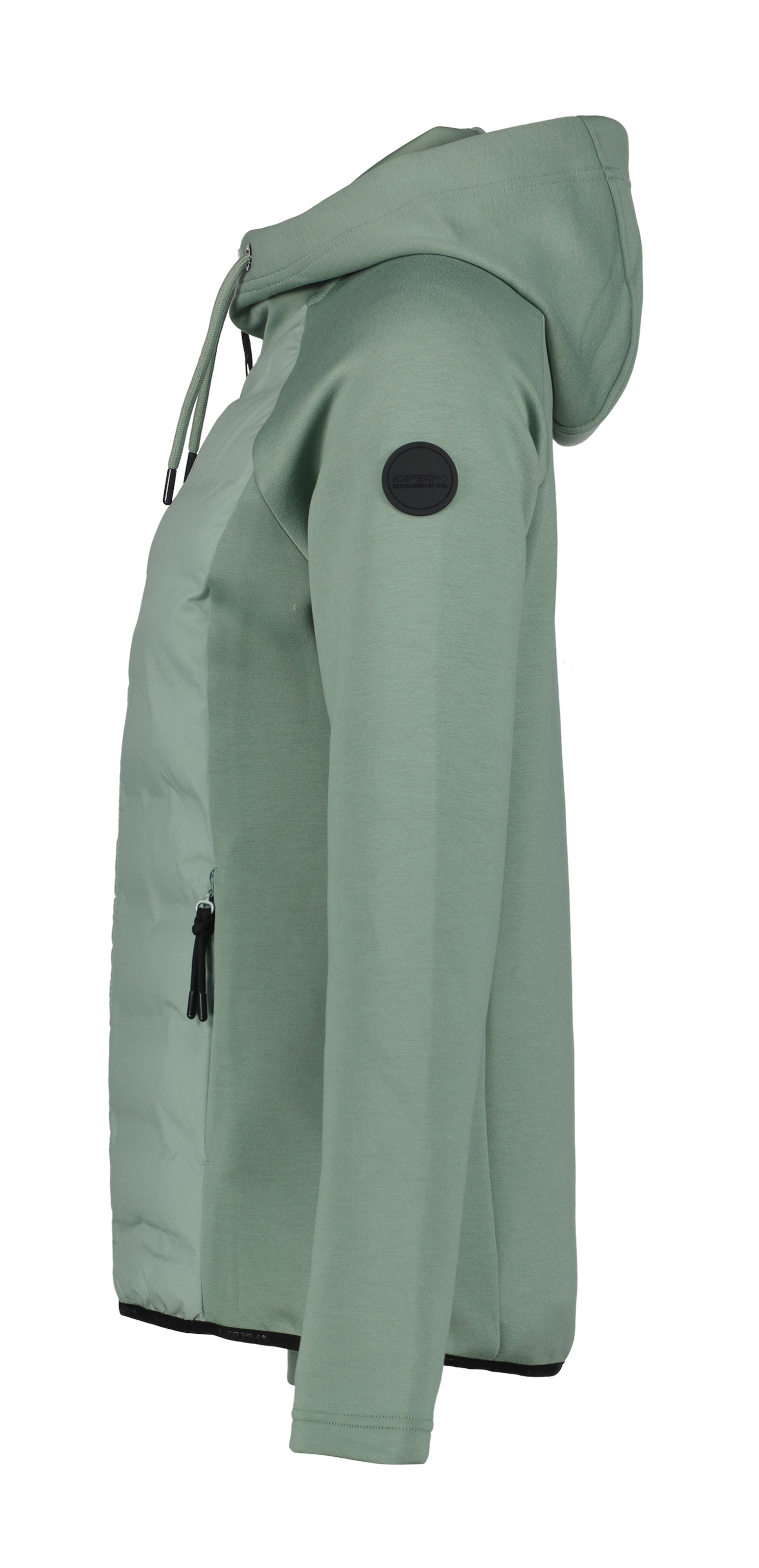 Icepeak Strickfleecejacke »ASHBURN«, (1 St.), mit Kapuze