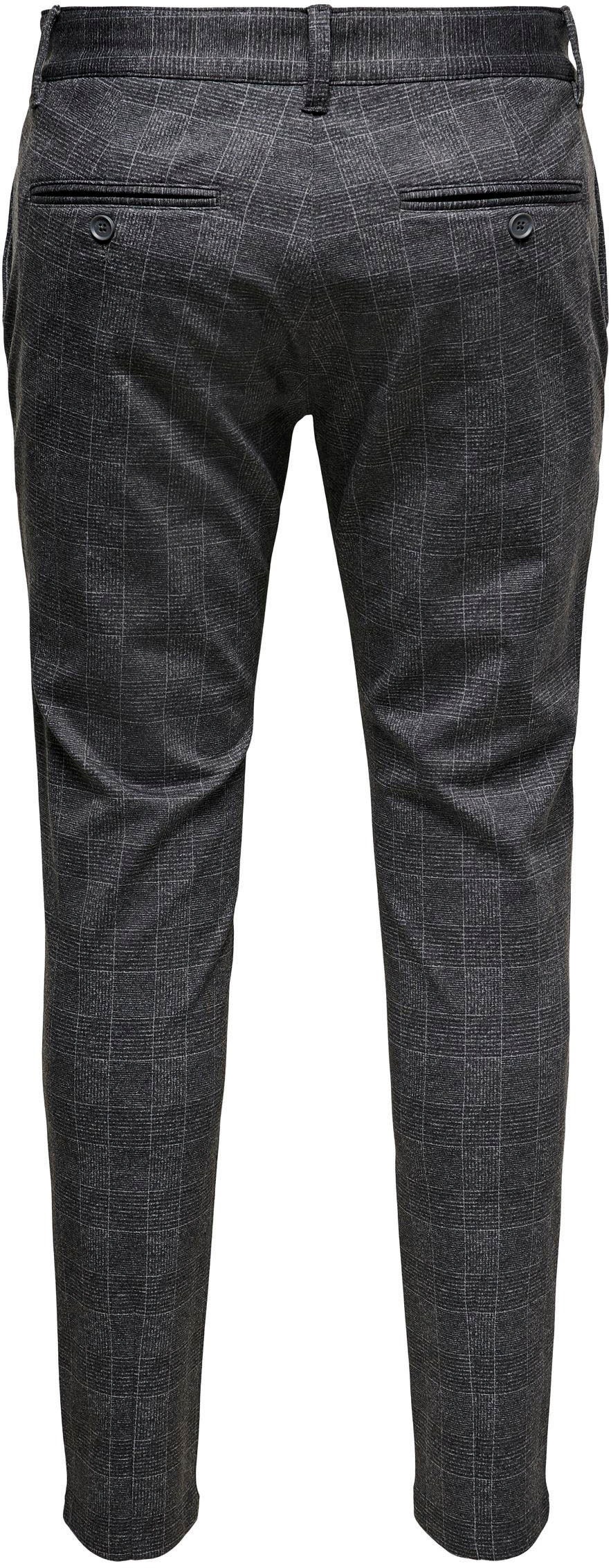 ONLY & SONS Chinohose »MARK CHECK PANTS«
