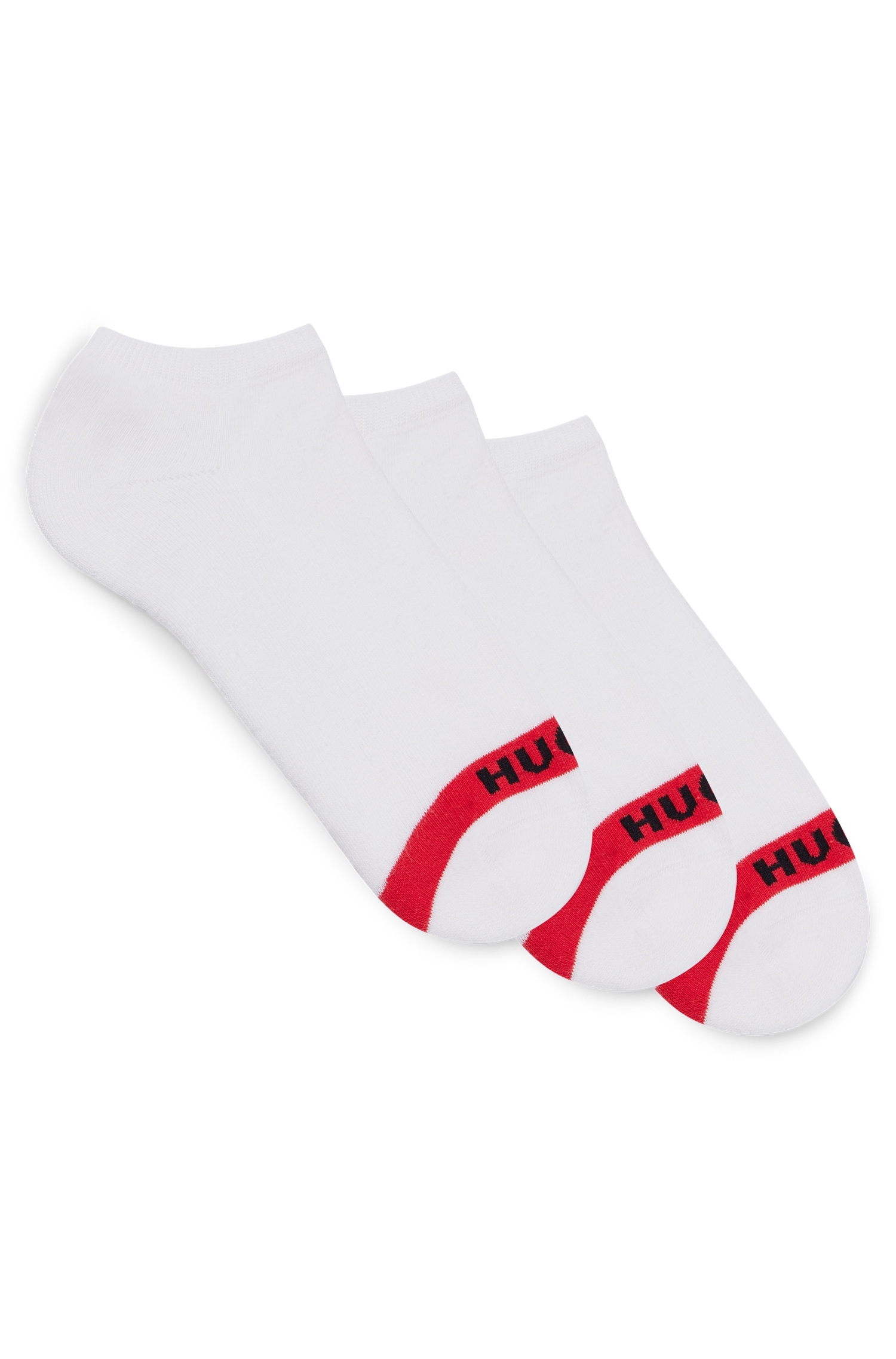 HUGO Underwear Businesssocken »3P LC PLUSH TAPE CC« Packung, 3er, 3 Stk. tlg. mit HUGO Logostickerei auf rotem Farbstreifen