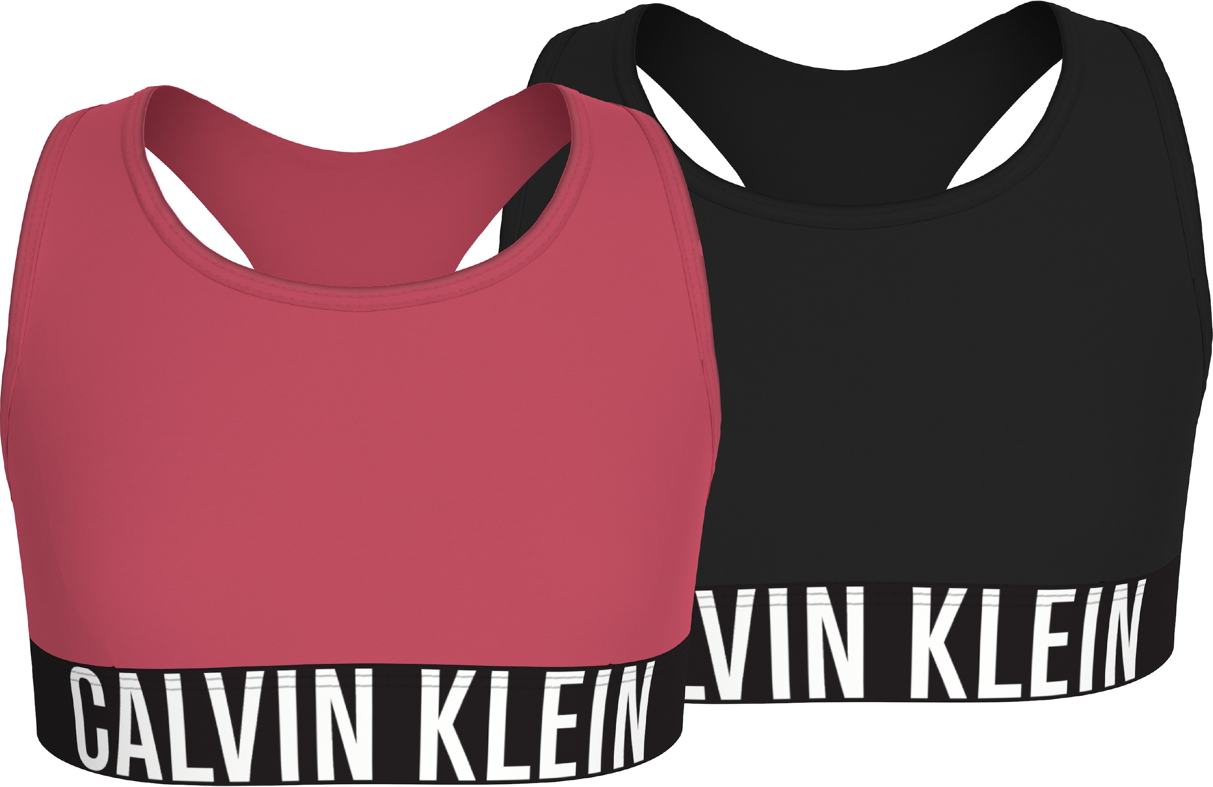 Calvin Klein Underwear Bralette »2PK BRALETTE« Packung, 2er-Pack, 2 Stk. mit Logobund