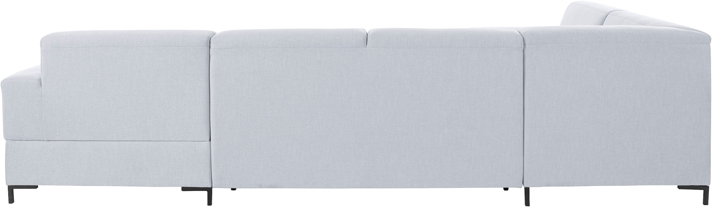 GOODproduct Wohnlandschaft »Grazzo U-Form«, hochwertige Stoffe aus recyceltem Material, Steppung im Sitzbereich