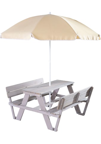 Garten-Kindersitzgruppe »PICKNICK for 4 Outdoor +«, (Set, 2 tlg.)