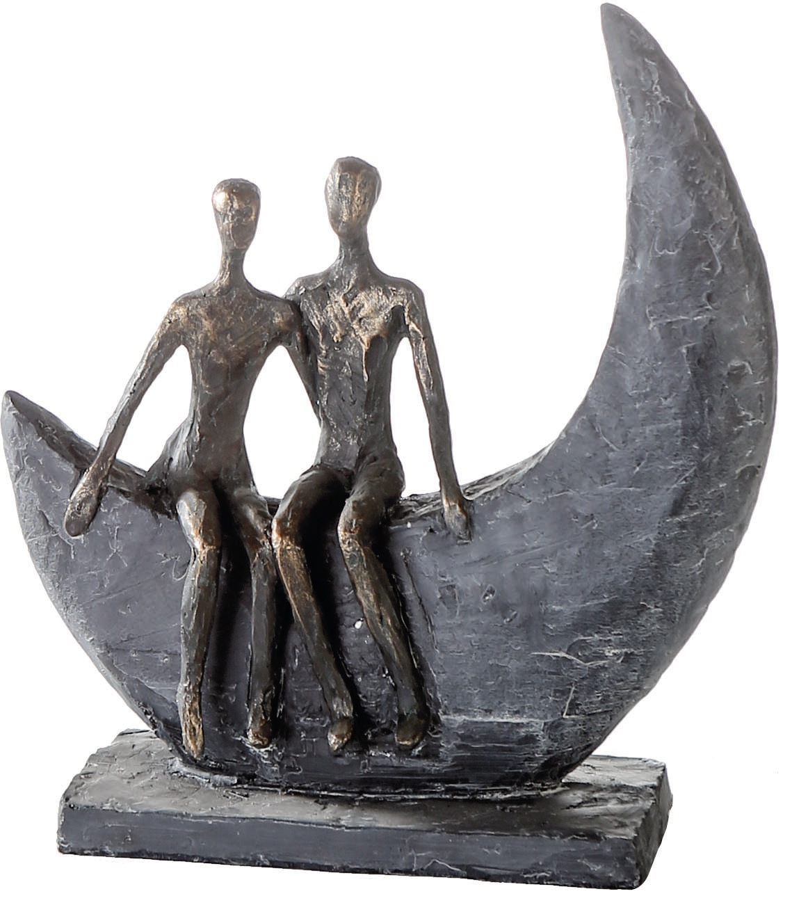 Casablanca by Gilde Dekofigur »Skulptur Moon«, Dekoobjekt, Höhe 24 cm,  Pärchen, mit Spruchanhänger, Wohnzimmer online shoppen | Jelmoli-Versand