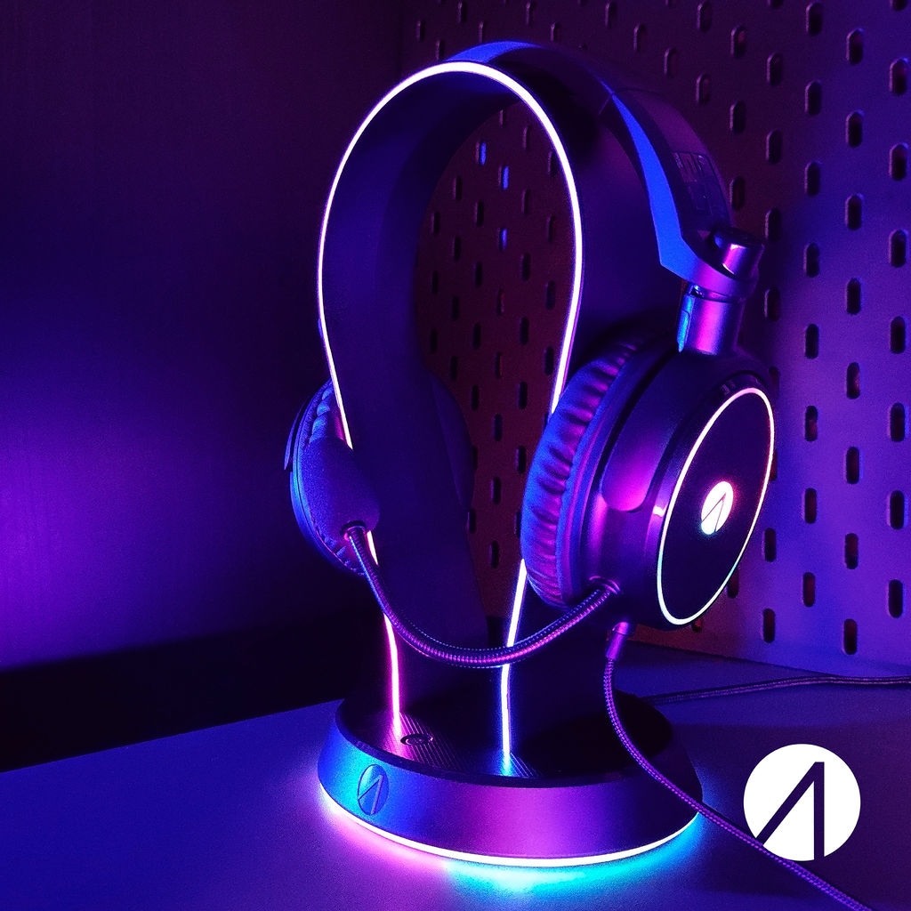 Stealth Gaming-Headset Zubehör »LED Headset Ständer mit USB Ports«, 12 RGB Beleuchtungseffekte