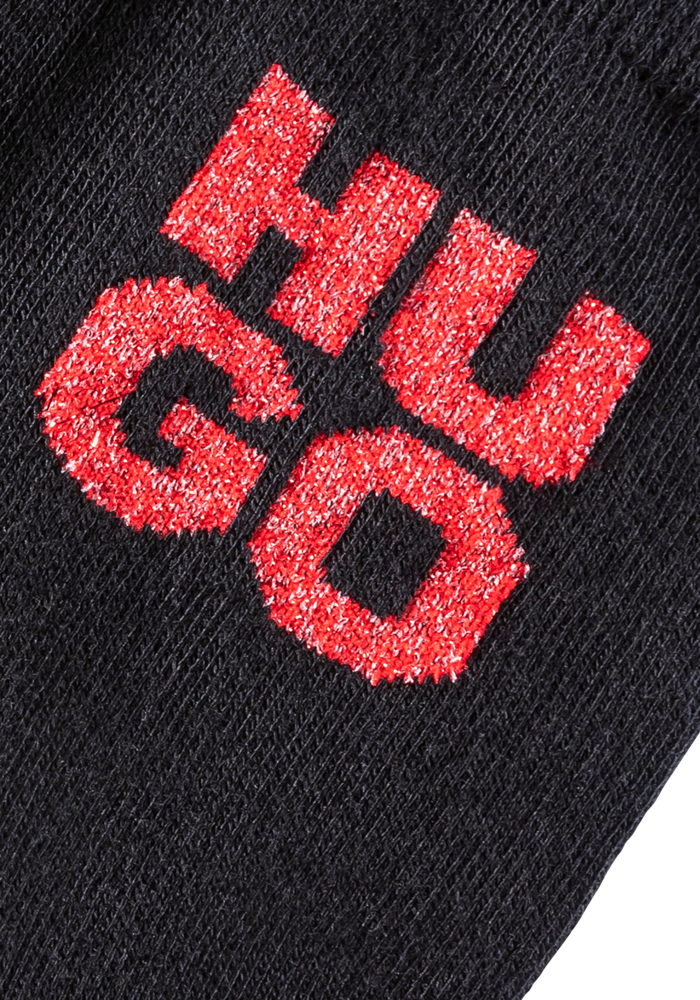HUGO Underwear Socken »2PQS GIFT SHINE CC W«, (2 Paar, 2er-Pack), mit Label