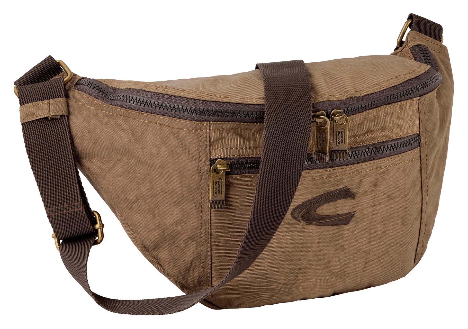 camel active Umhängetasche »Journey« aus leichtem robusten Nylon, funktional perfekt für alle Lebenslagen