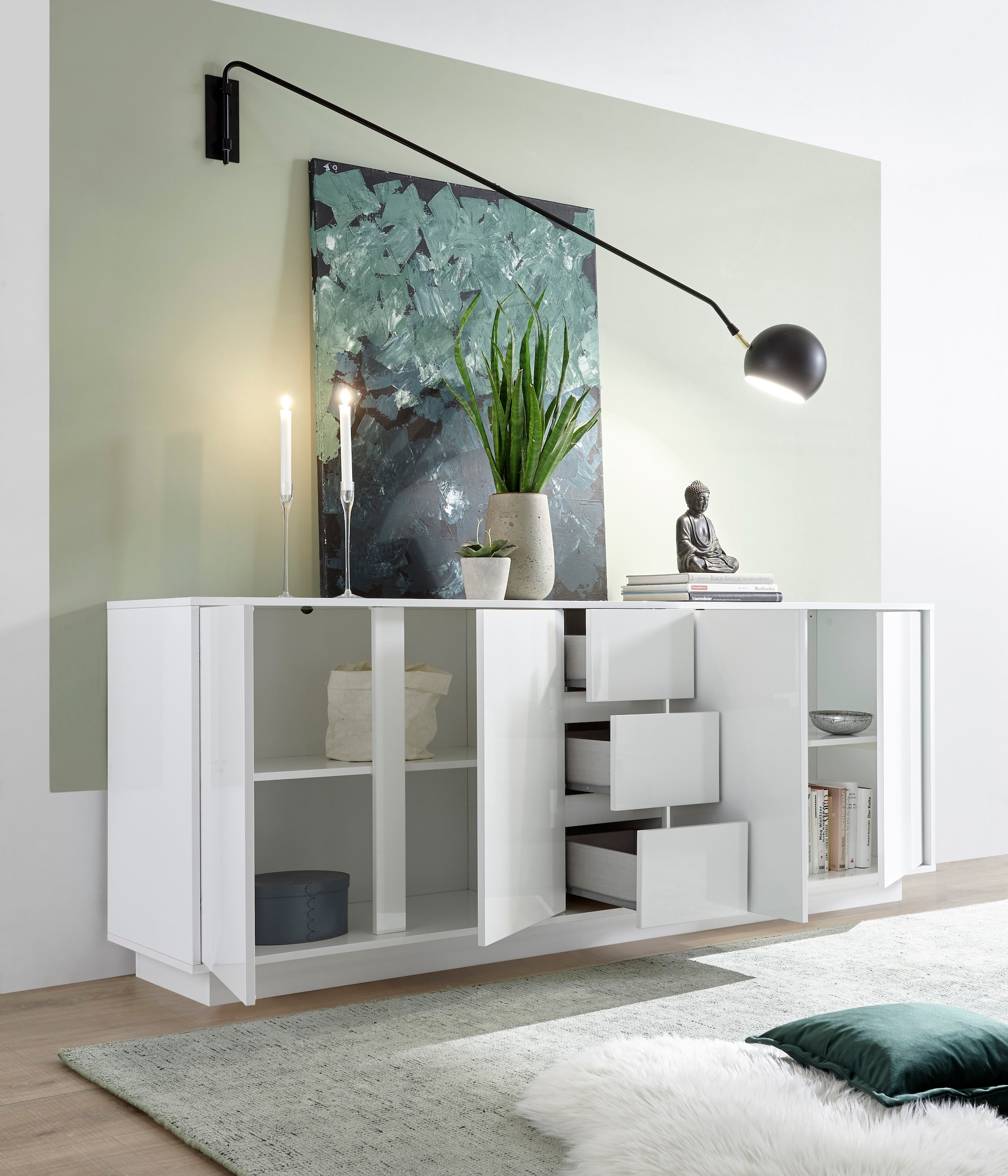 INOSIGN Sideboard »Ice«, grifflos