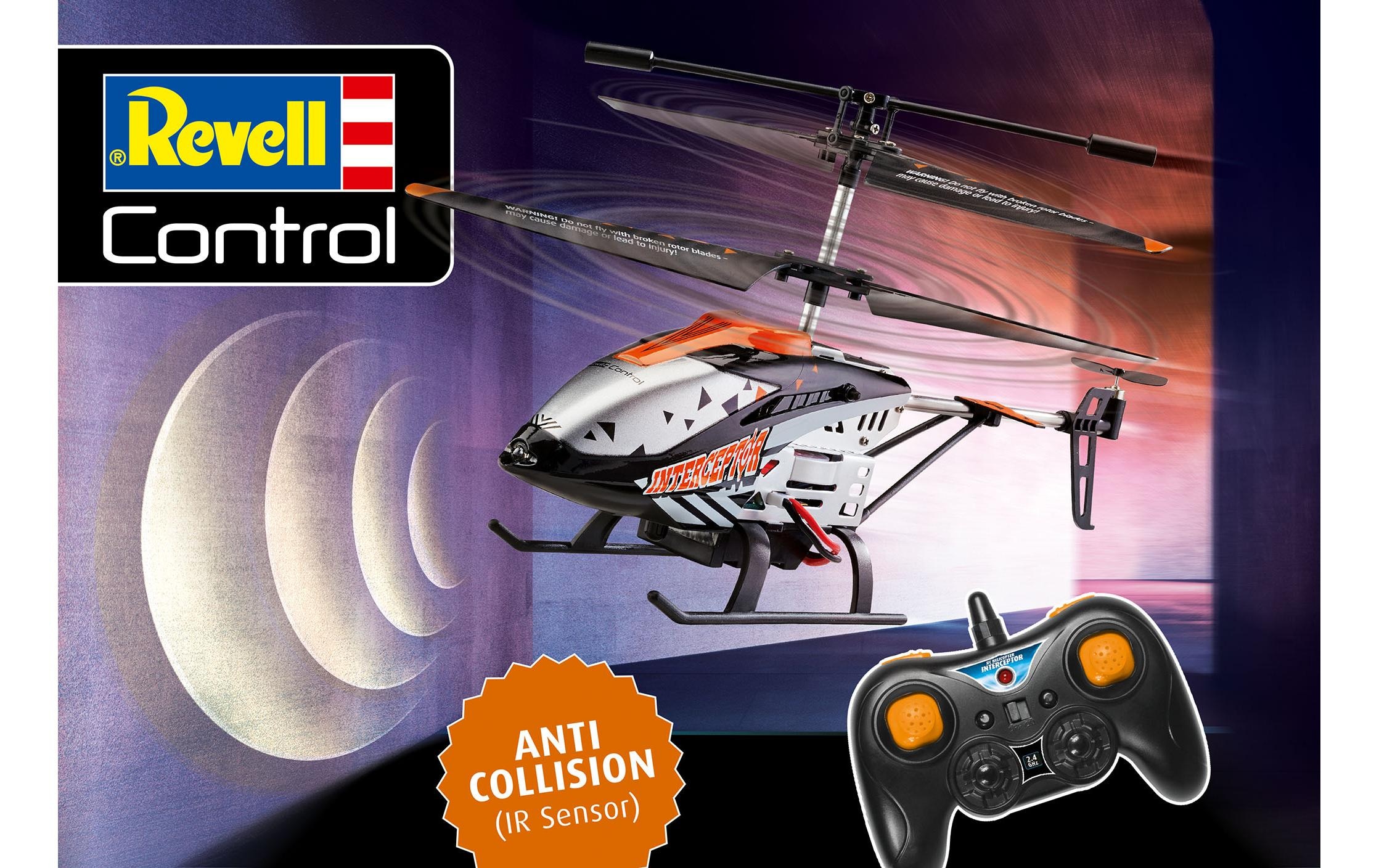 Revell® RC-Helikopter »Interceptor, Anti-Crash RTR«