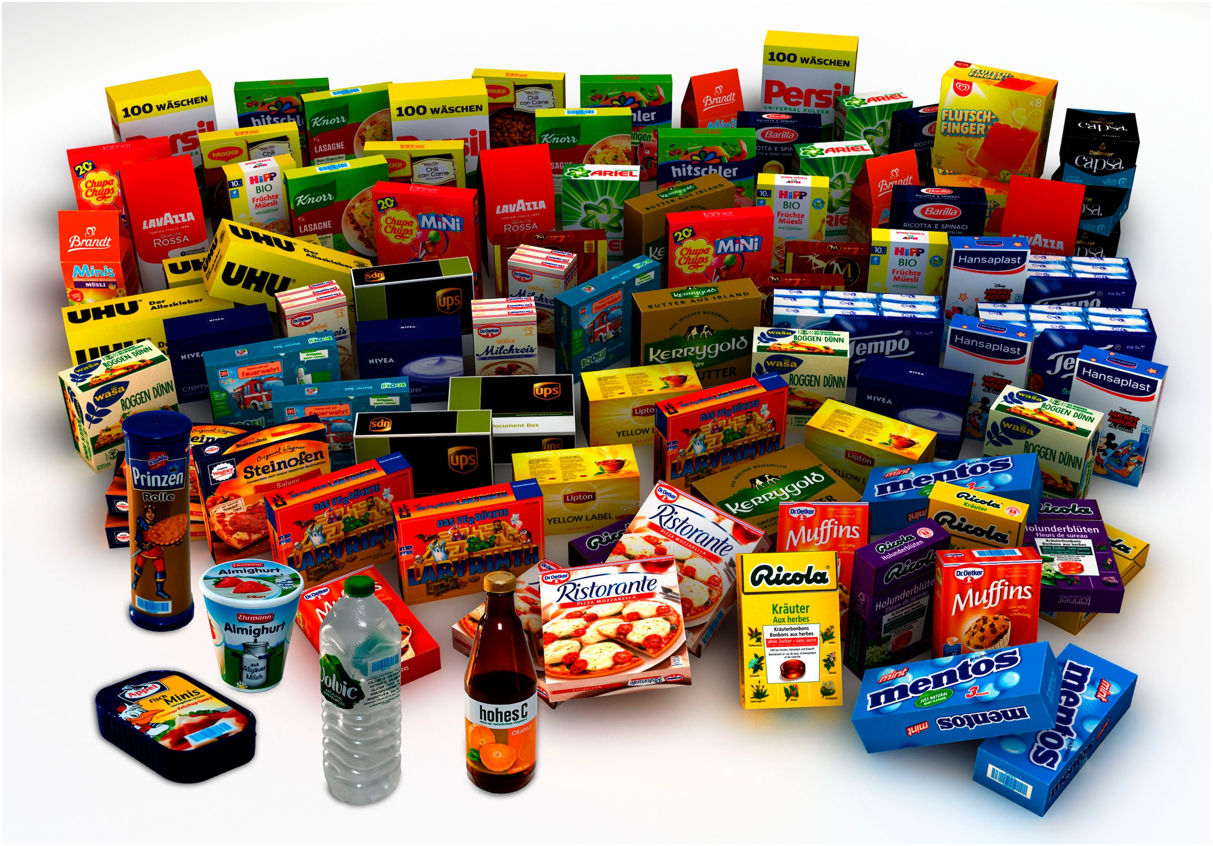 Tanner "Einkaufs-Set 95tlg. mit vielen verschiedenen Markenminiaturen"
