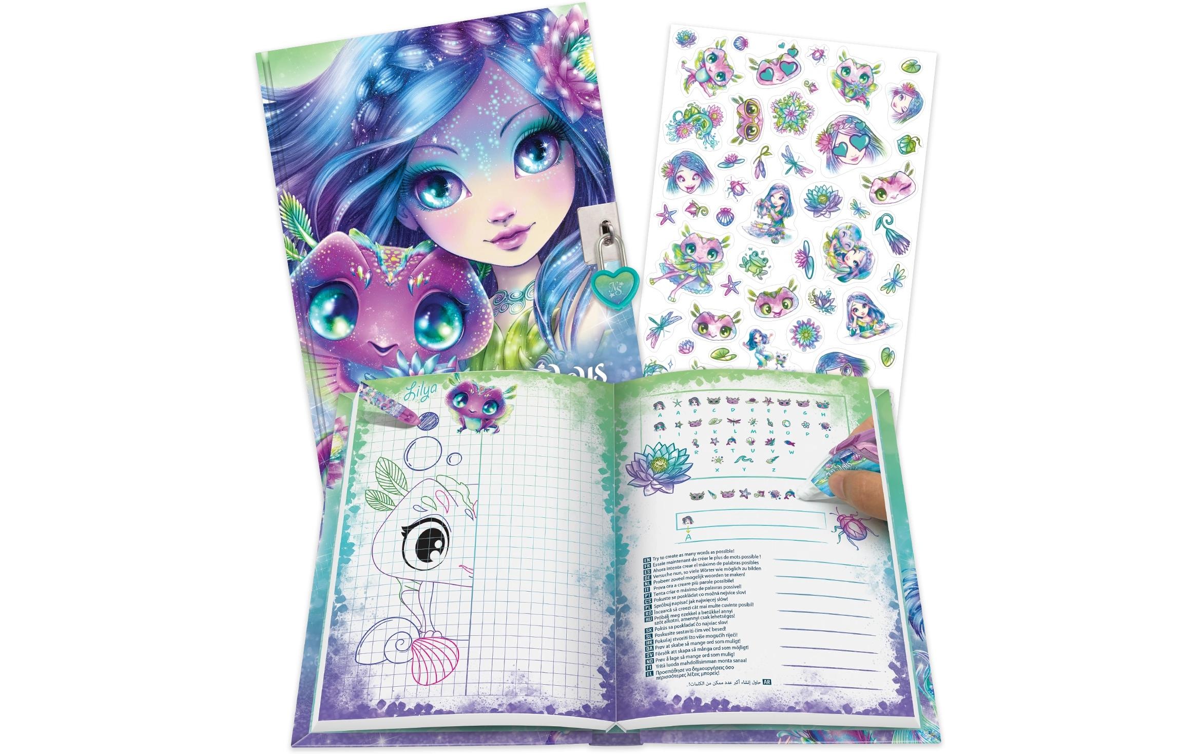Kreativset »Paka Deluxe Secret Diary Set Nenuphia«