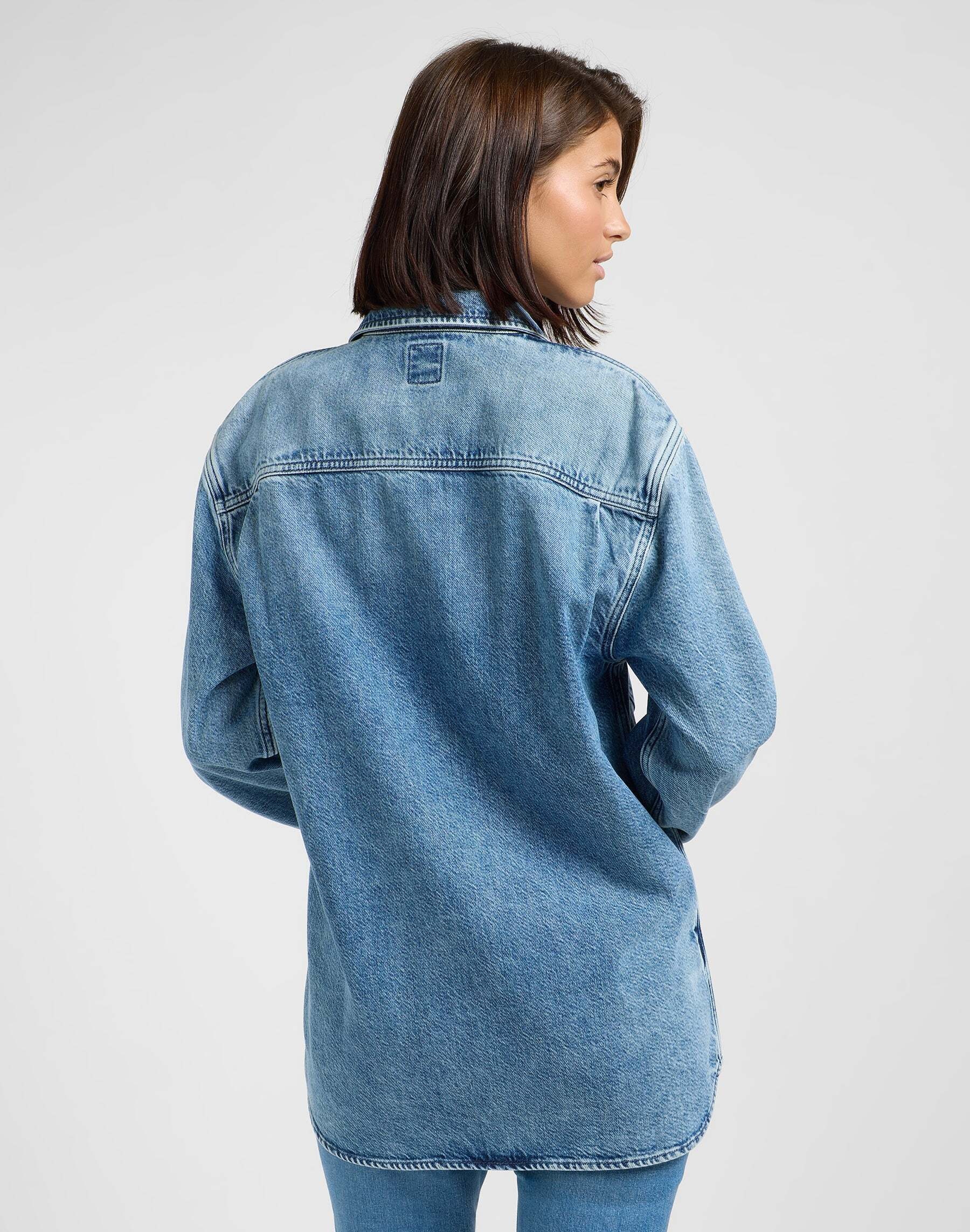 Lee® Jeansbluse »LEE Jeanshemd Engineer Overshirt«