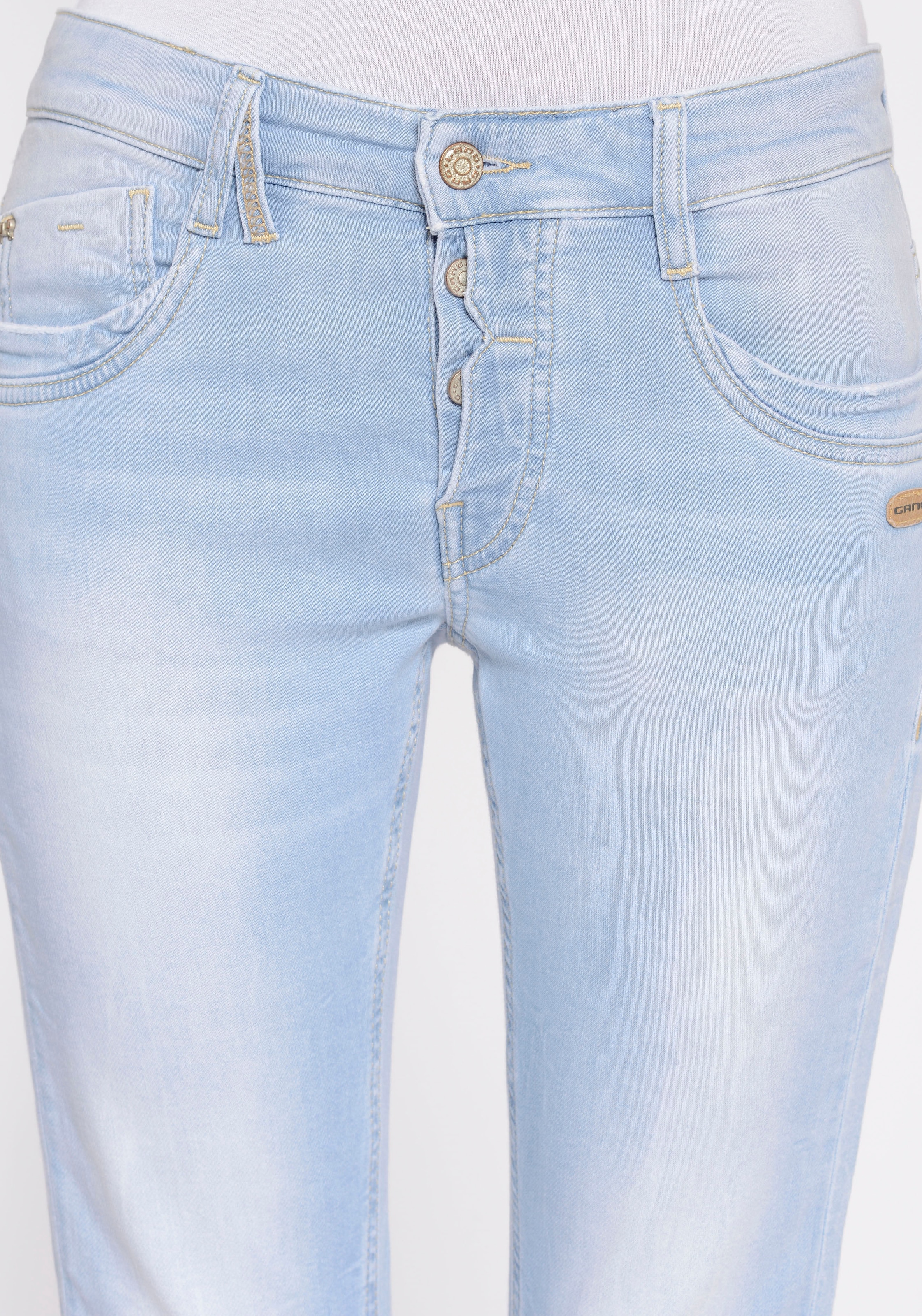 GANG 7/8-Jeans »94GERDA CROPPED«, mit tiefsitzenden Gesässtaschen