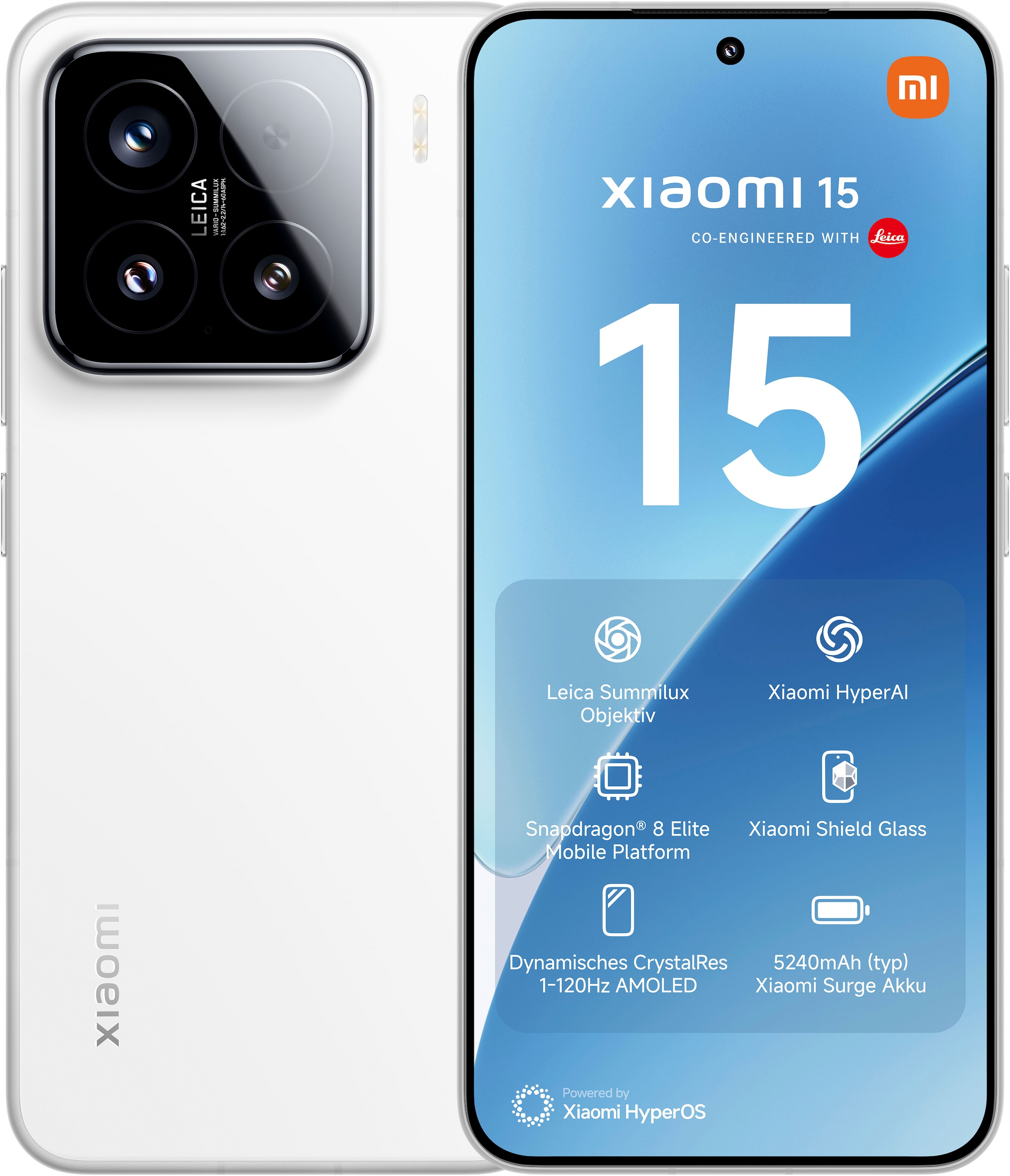 Xiaomi Smartphone "15 12+512GB" Weiss