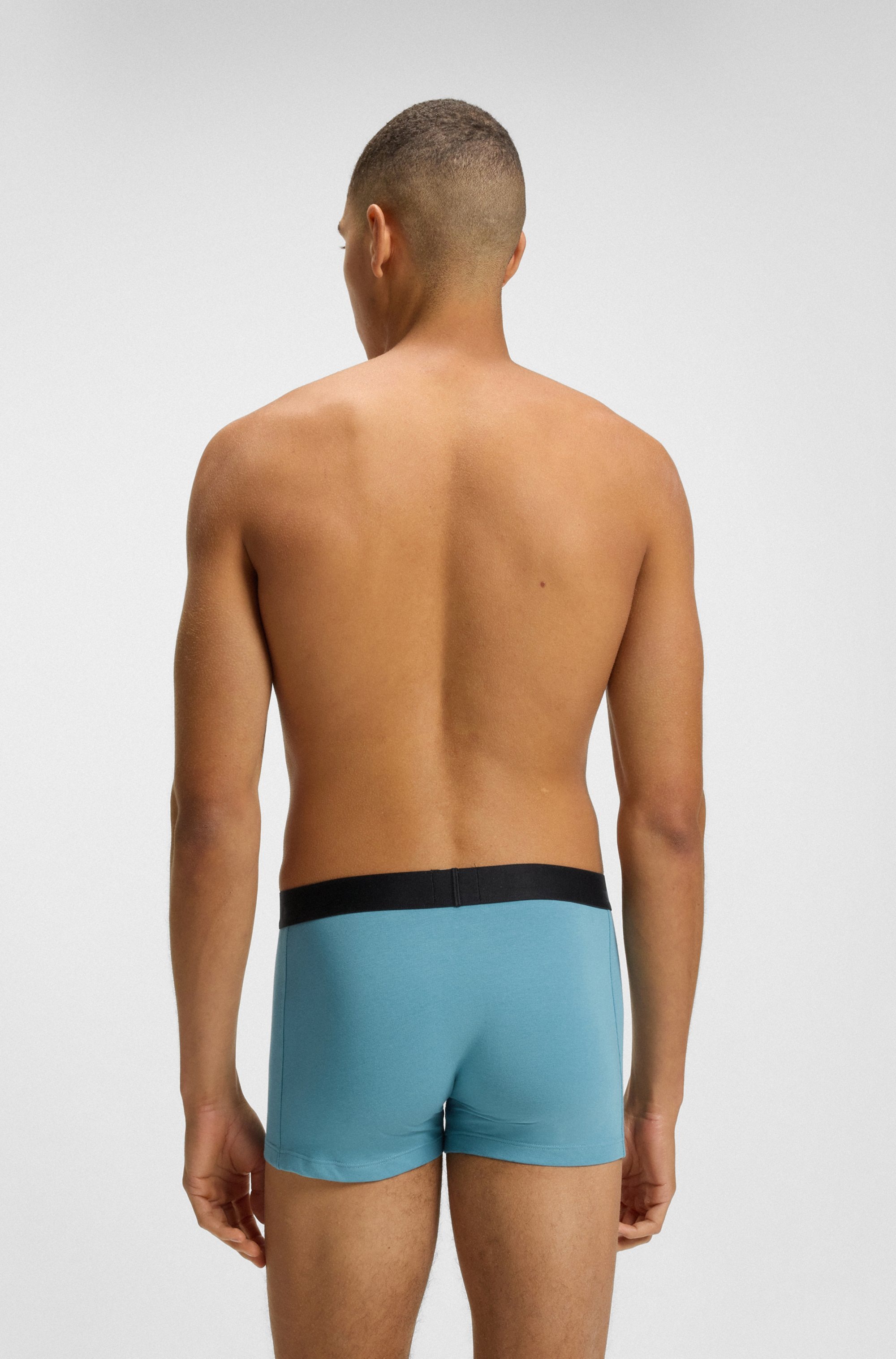 BOSS Trunk »3P Trunk BOSS ONE«, mit unifarbenen Bund