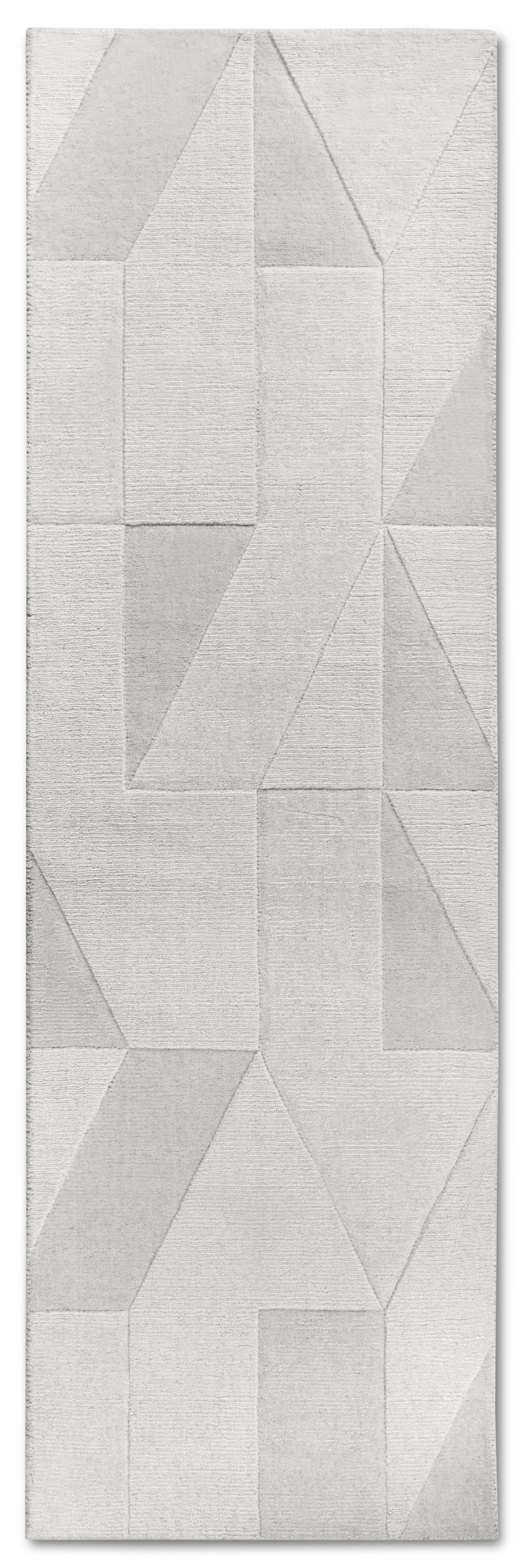 Villeroy & Boch Wollteppich »Ursule«, rechteckig, 10 mm Höhe, Läufer, handgewebt, Wolle, Natur, Wohnzimmer, Geometrie, Boho