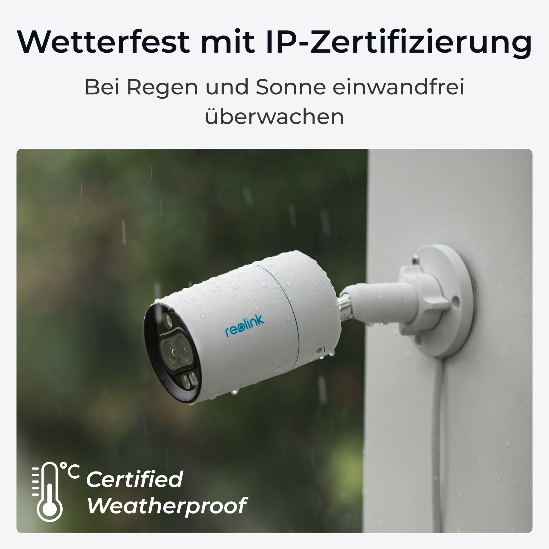 Reolink Überwachungskamera »P330M - 4K Dual-Objektiv Überwachungskamera Aussen mit Farbnachtsicht«, Aussenbereich, PoE, Weitwinkel- und Nahansicht, Personen-/Fahrzeug-/Tiererkennung