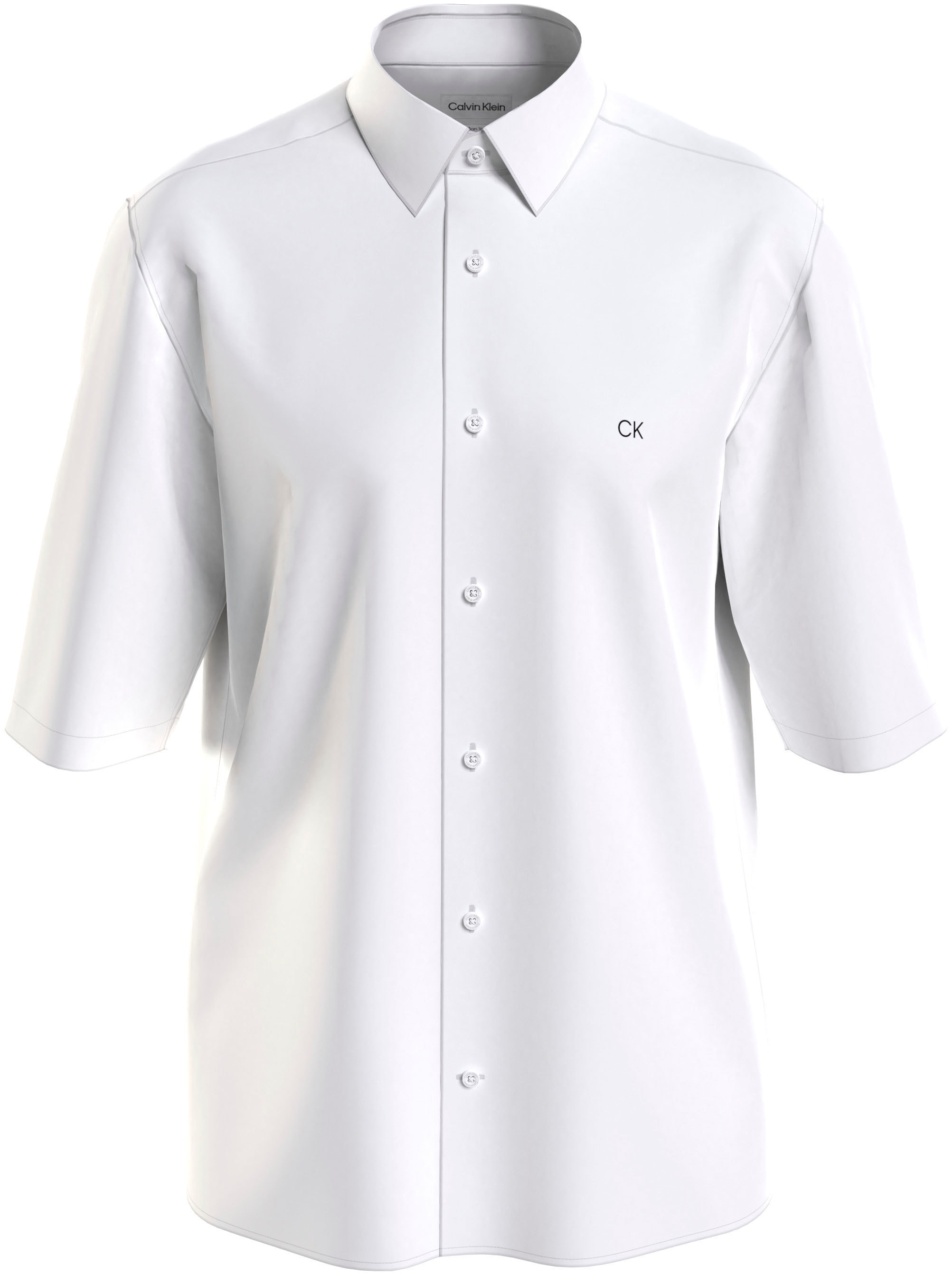 Calvin Klein Big&Tall Kurzarmhemd »BT-STRETCH POPLIN S/S SHIRT«, Grosse Grössen