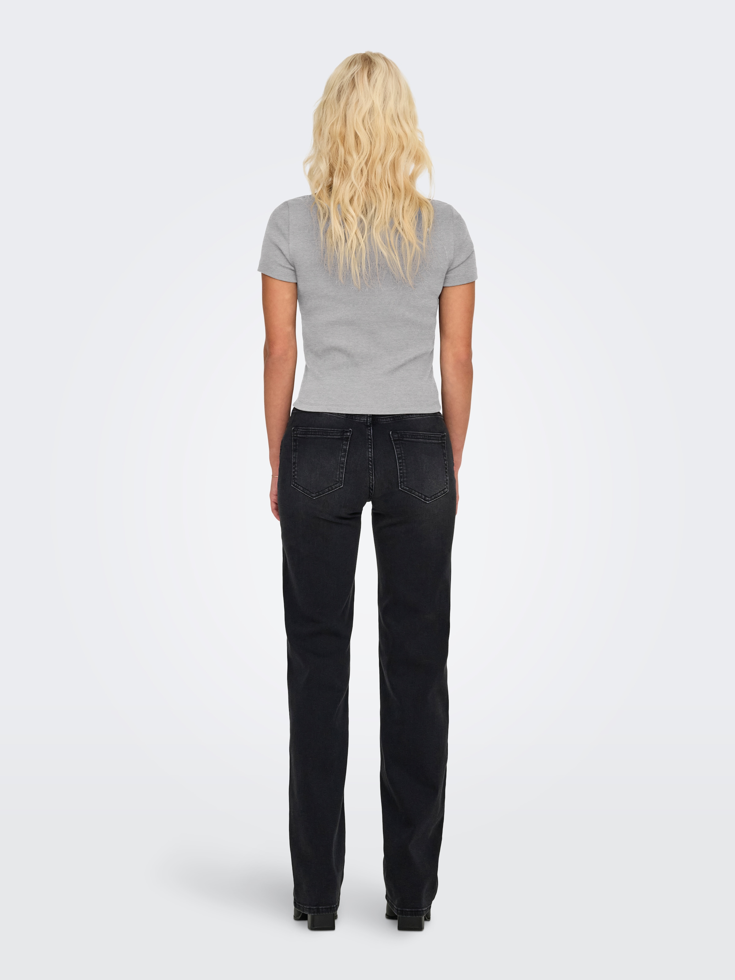 ONLY Kurzarmshirt »ONLVAL S/S O-NECK TOP CC JRS«