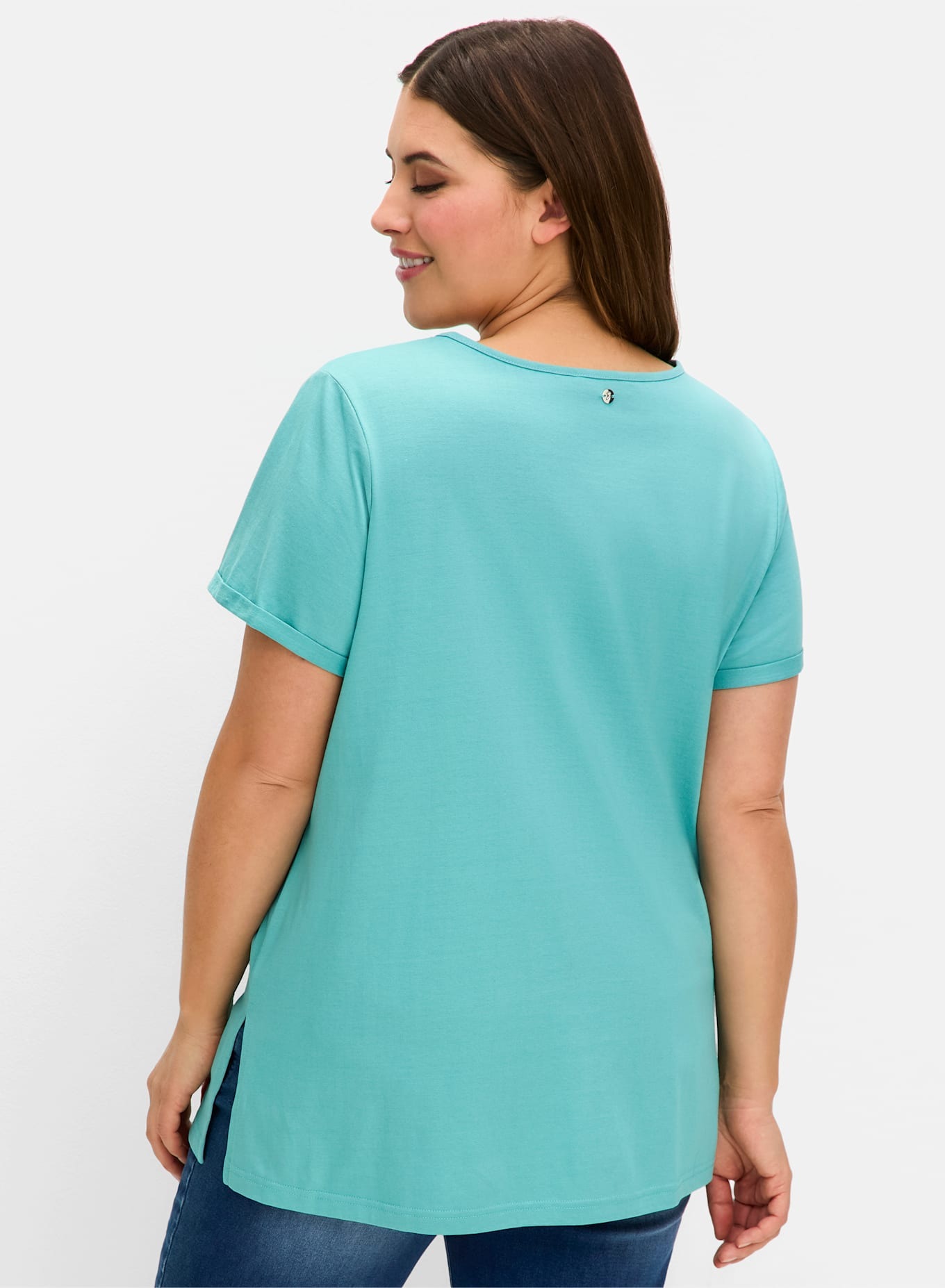 Sheego T-Shirt »T-Shirt«, (1 tlg.)