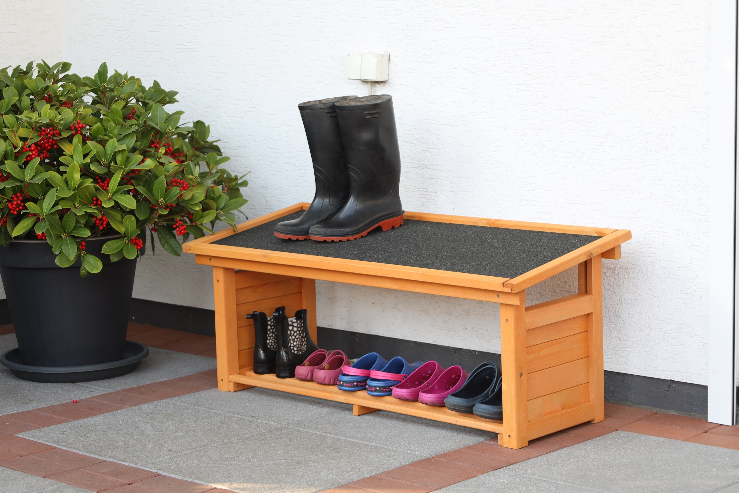 promadino Schuhregal »shoeport«, BxTxH: 119x45x50 cm