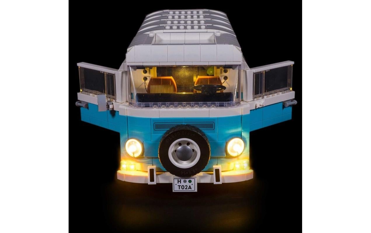 Konstruktionsspielsteine »LED-Licht-Set für LEGO® Volkswagen T2 Campingbus 10279«, (30 St.)