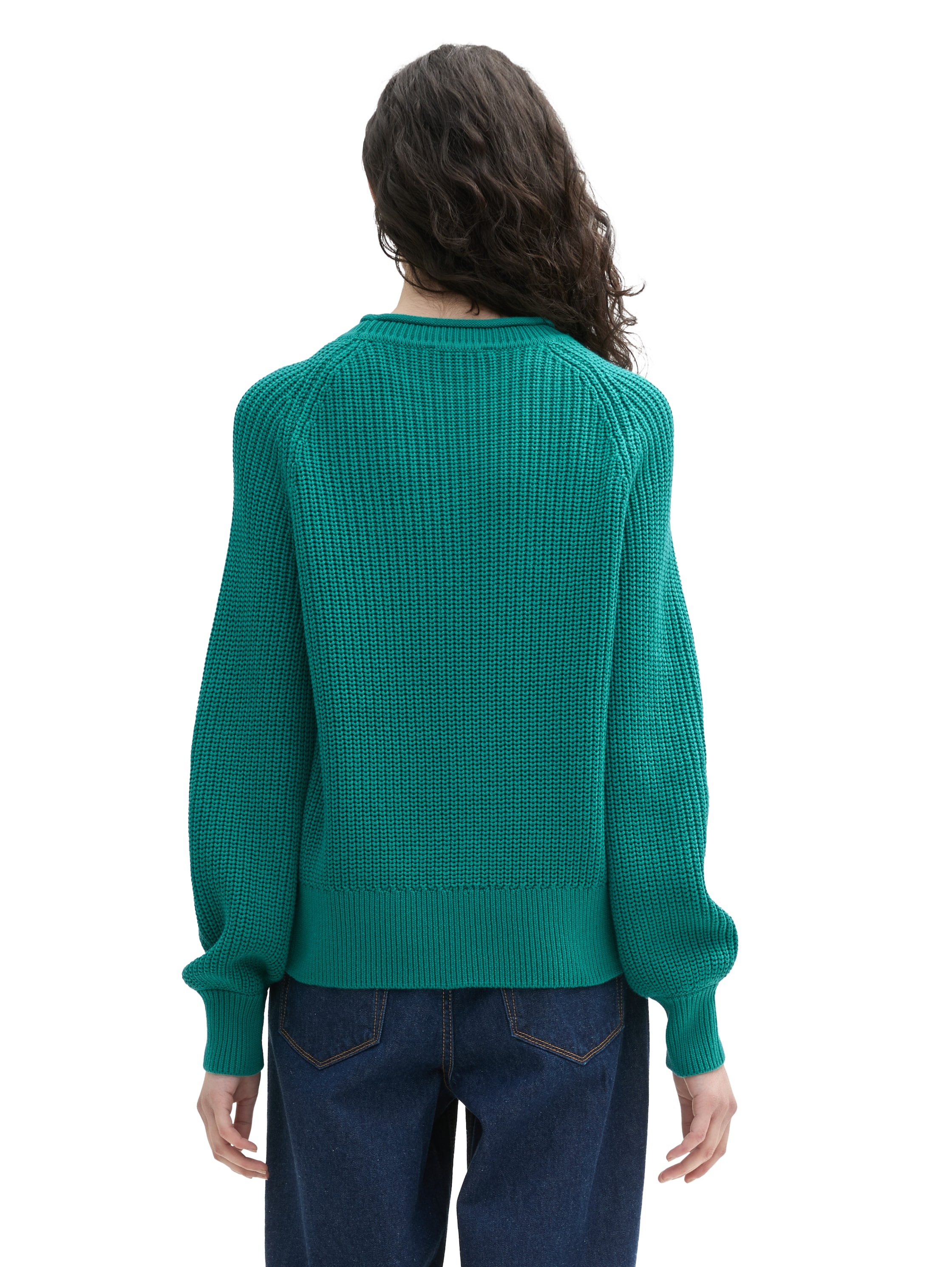TOM TAILOR Denim Strickpullover, mit Strick-Struktur