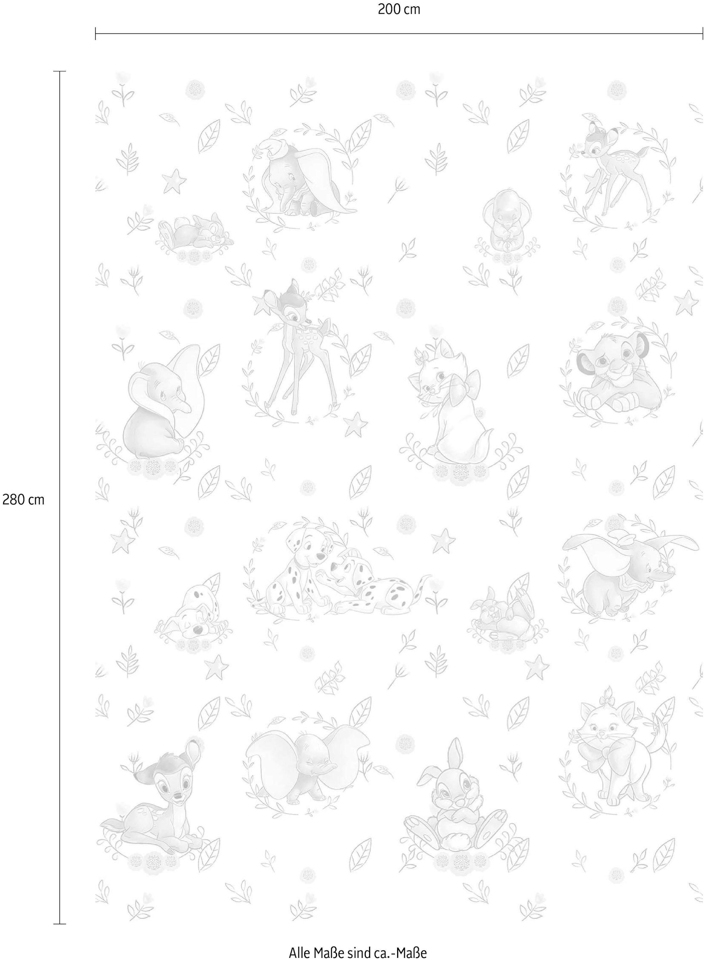 Komar Vliestapete »Digitaldruck Vlies - Best of Friends - Grösse 200 x 280 cm«, bedruckt, Kinderzimmer