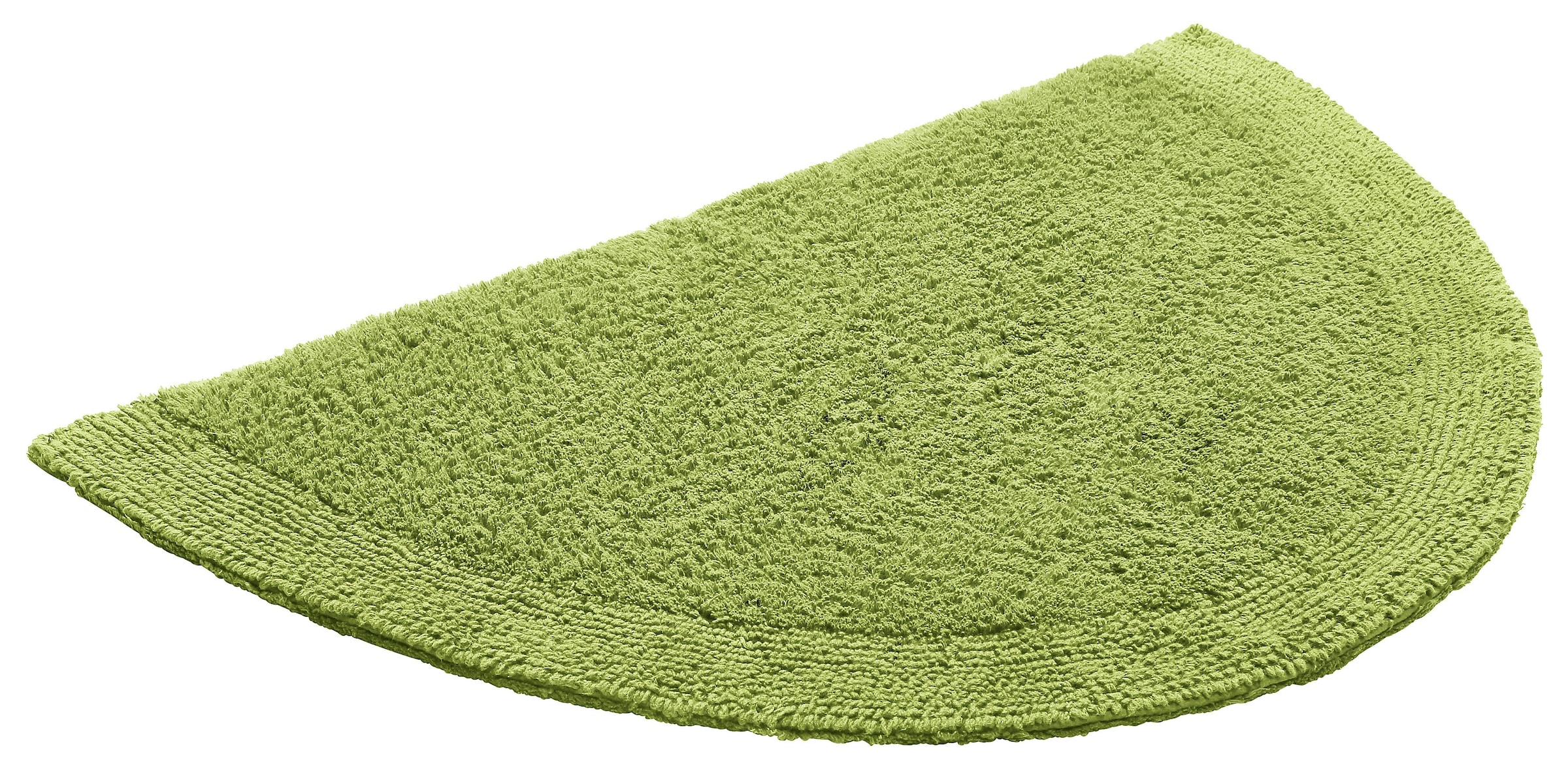my home Badematte »Kapra, Badvorleger, Badezimmer Teppich«, beidseitig nutzbar-fussbodenheizungsgeeignet-strapazierfähig, mit Bordüre, Badteppich, Badematte, Baumwolle