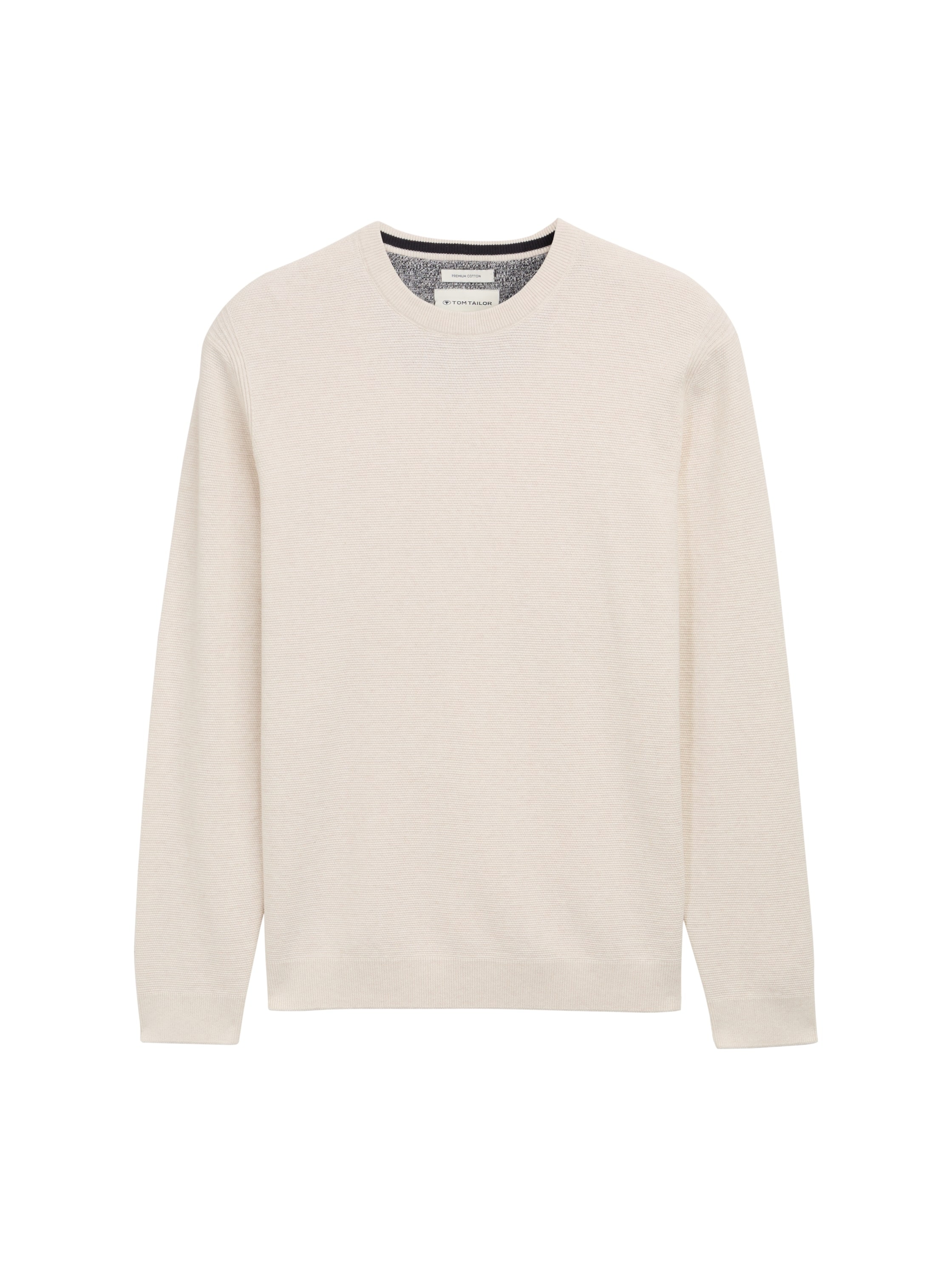 TOM TAILOR Strickpullover, mit Bündchen