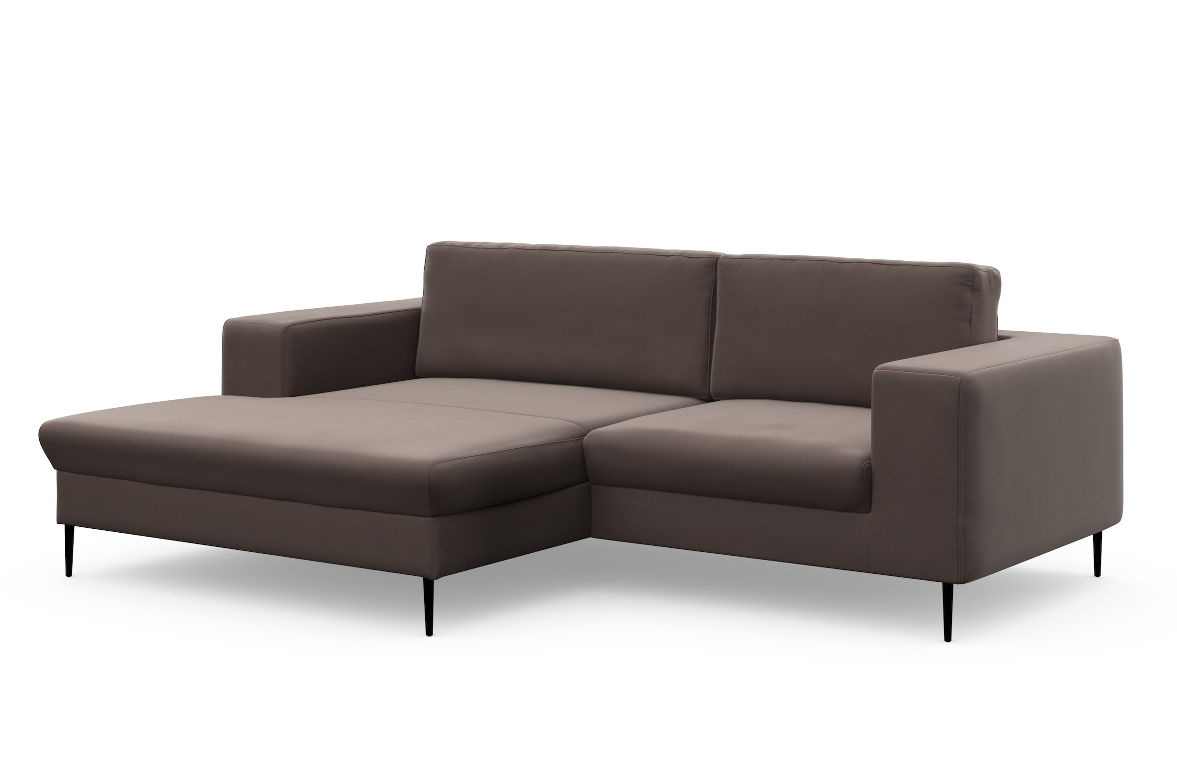 DOMO collection Ecksofa »Modica L-Form«, moderne Optik mit grosszügiger RecamiÃ¨re, auch in Cord