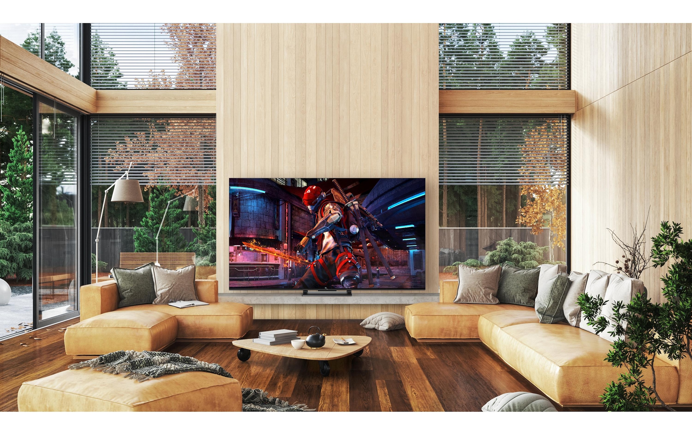 TCL QLED-Fernseher »55T8A 55«, 4K Ultra HD, Google TV