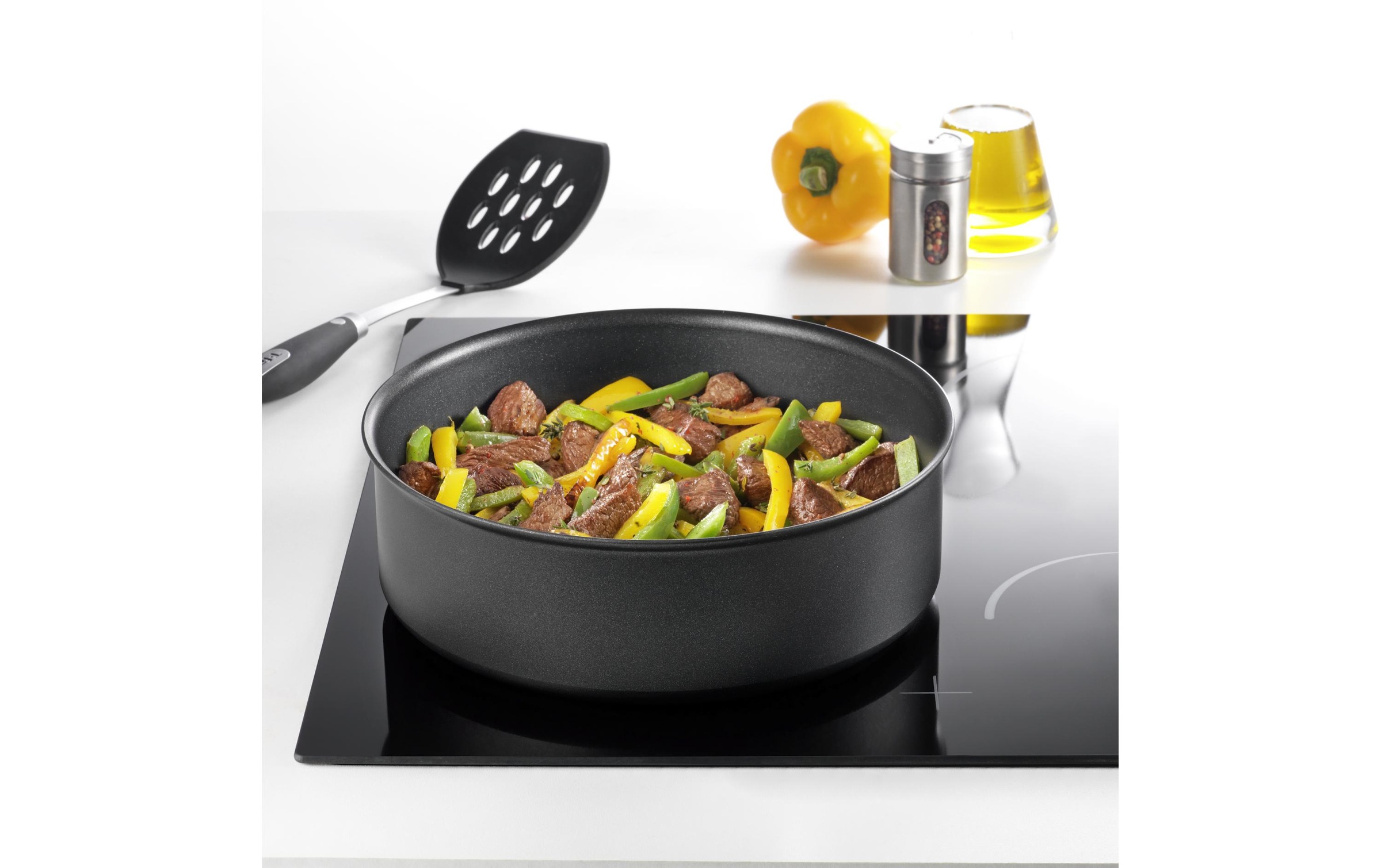 Tefal Pfannen-Set »Ingenio Expertise«, Edelstahl, (3 tlg.), Geeignet für alle Herdarten, auch Induktion und Thermo-Signal