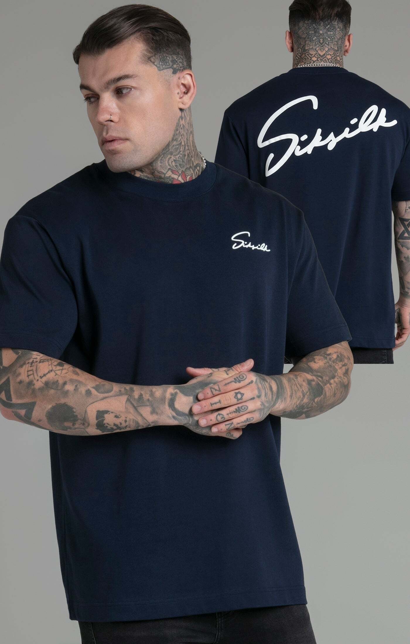 T-Shirt »Siksilk T-Shirts Script T-Shirt«