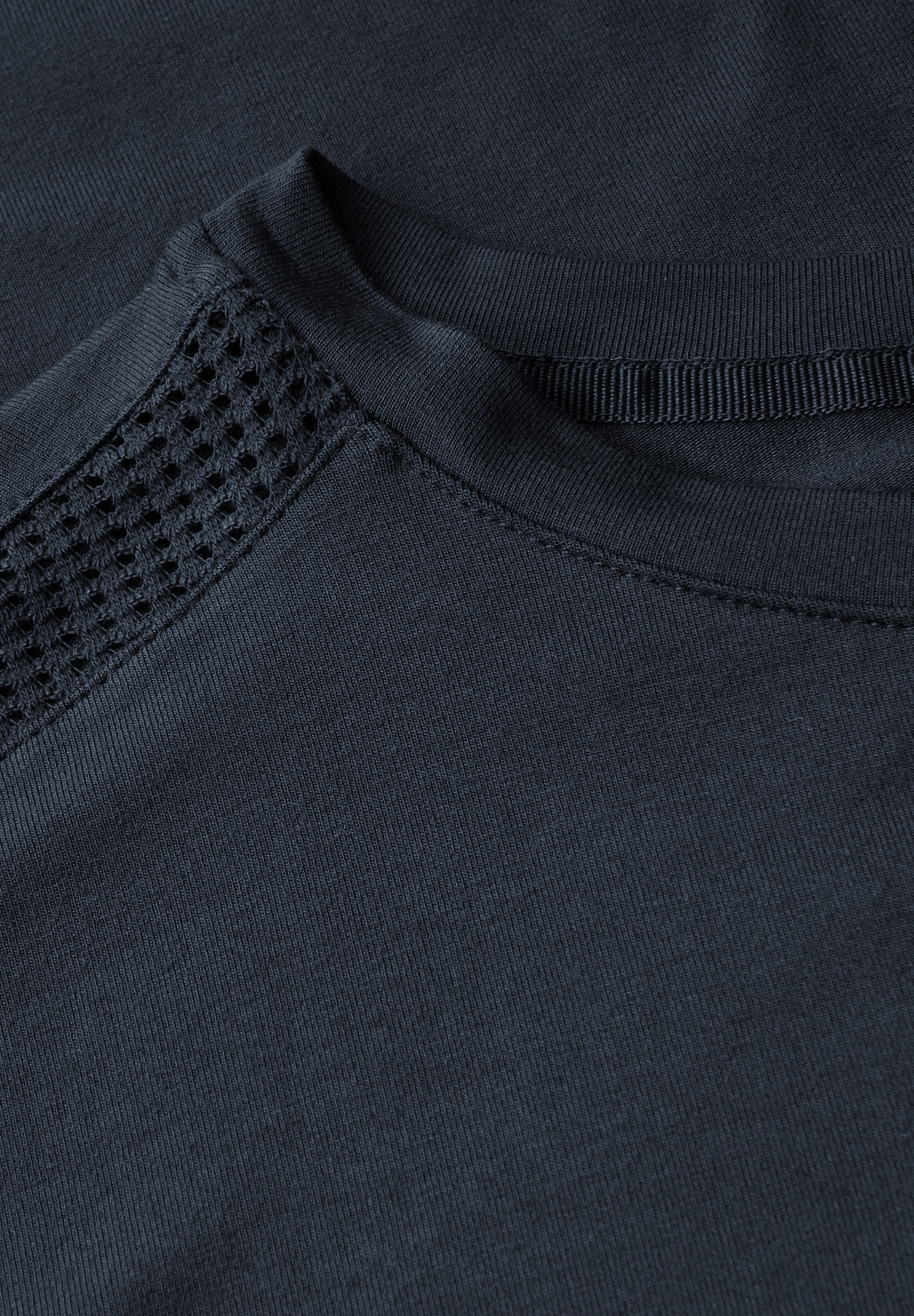 STREET ONE Shirttop, mit Mesh-Detail