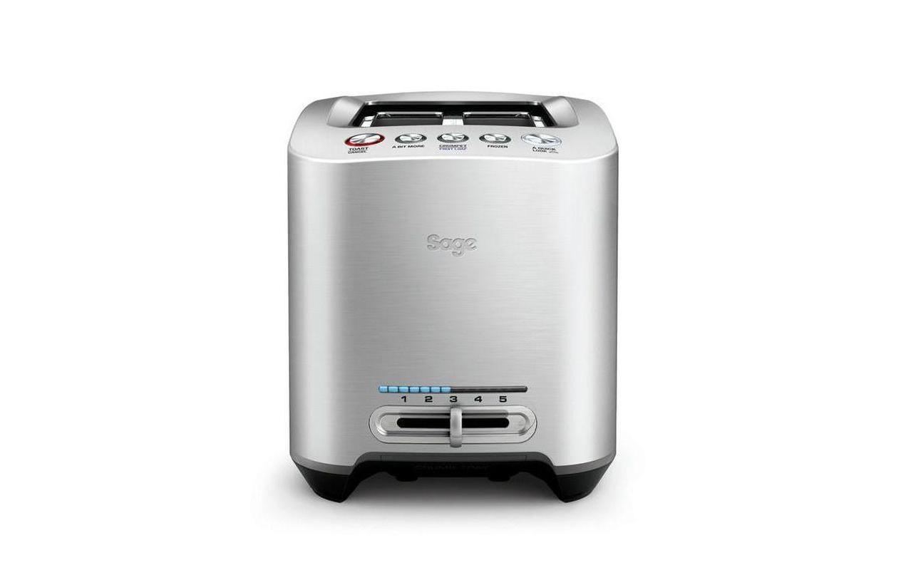 Sage Toaster »The Smart Toast Silberfarben«, 2 kurze Schlitze, für 2 Scheiben, 1000 W