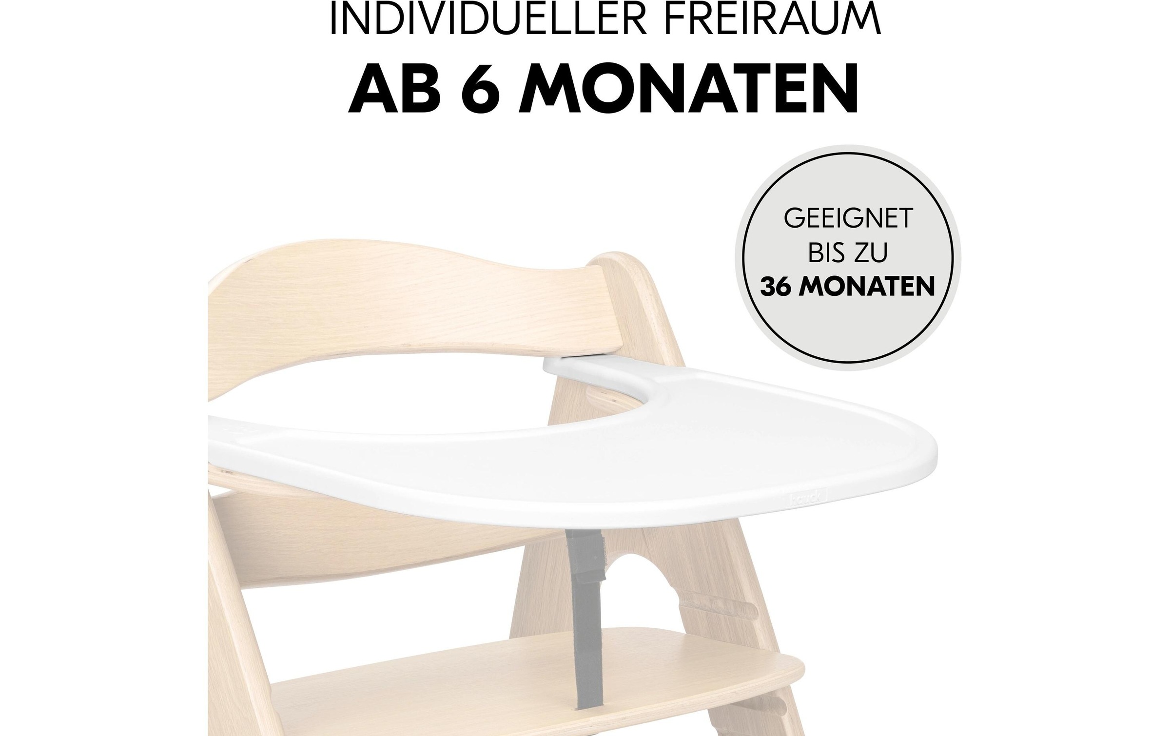 Hauck Hochstuhltablett »Arketa Click Tray White«