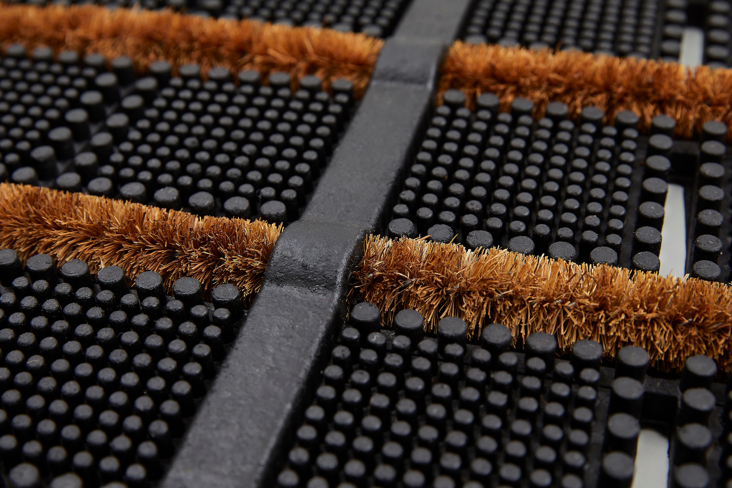Andiamo Fussmatte »Robusta«, rechteckig, 30 mm Höhe, Schmutzfangmatte, mit Bürsten aus Kokos, In- und Outdoor geeignet