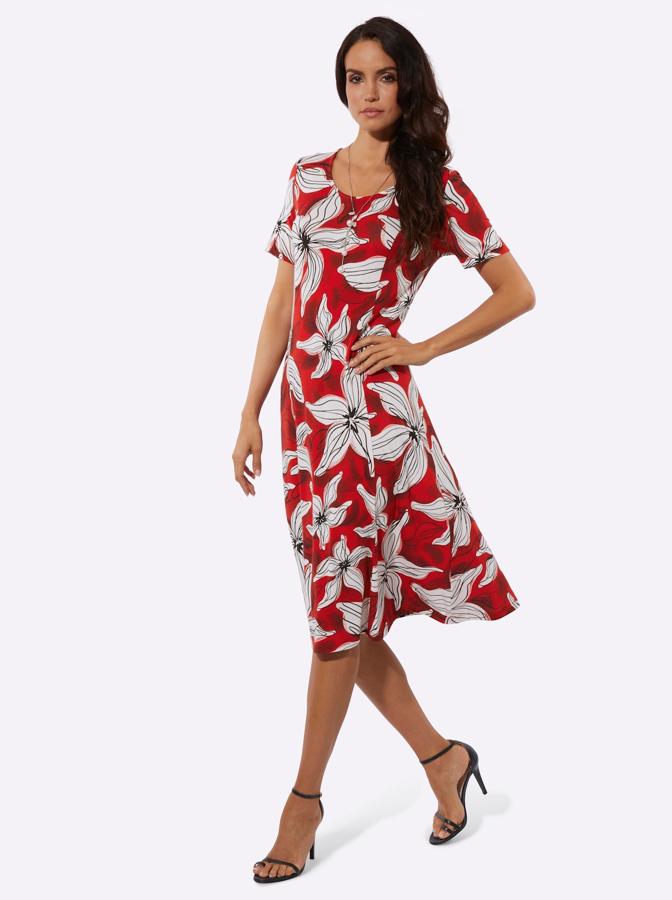 creation L Jerseykleid "Lyocell-Kleid"