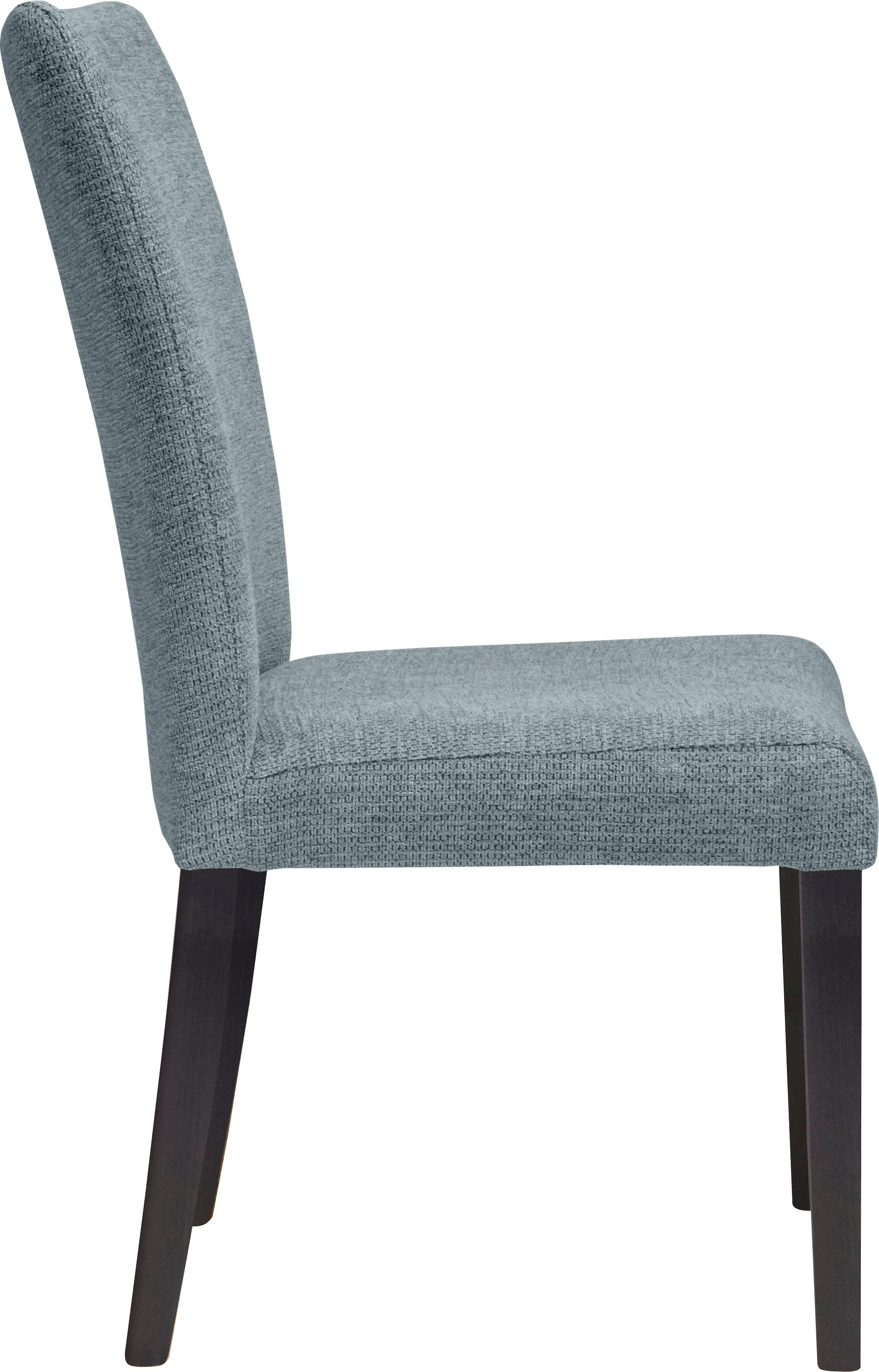 Home affaire 4-Fussstuhl »Aspen«, (Set), 2 St., Softstruktur, Beine aus massiver Buche, wengefarben lackiert