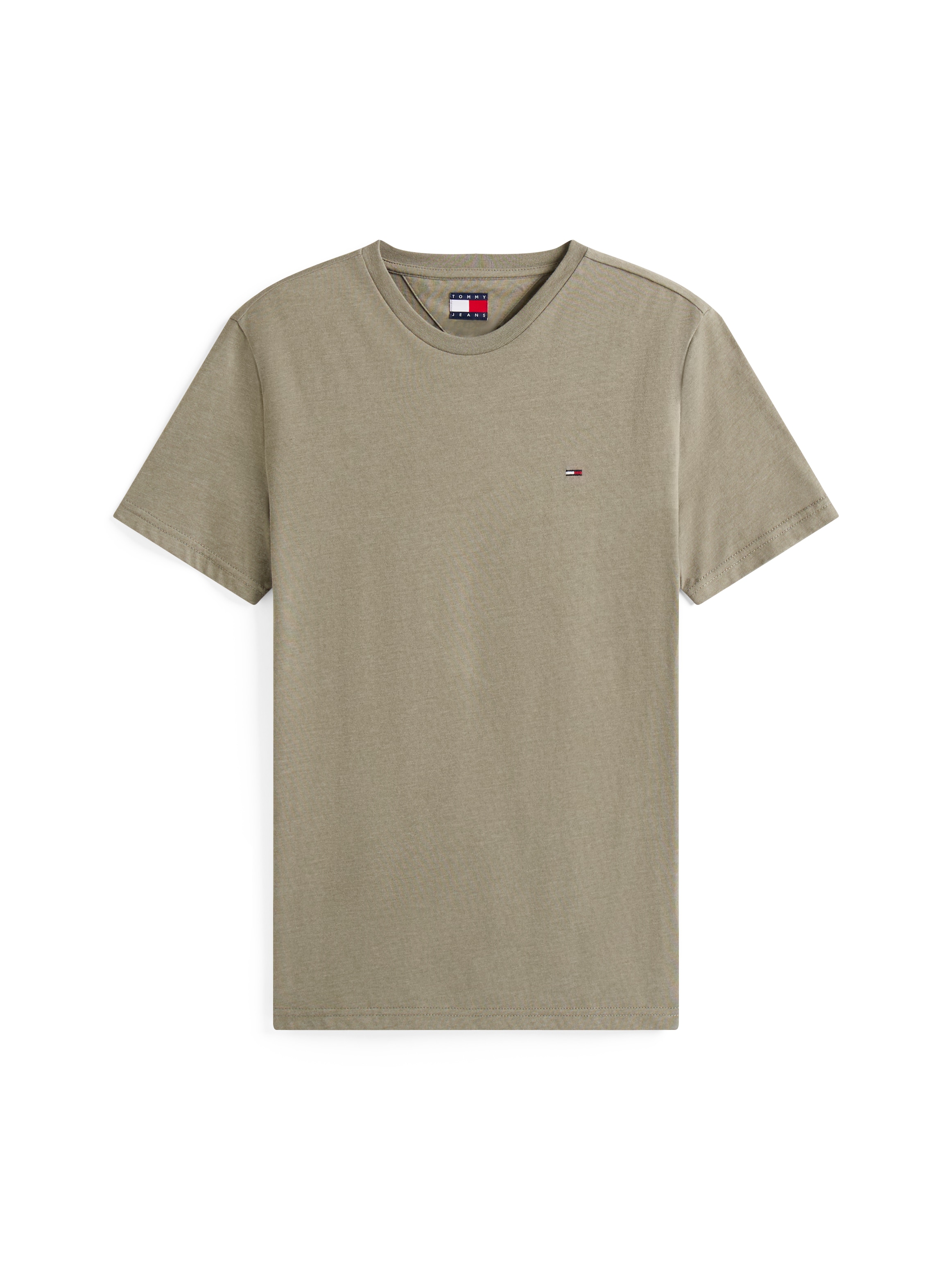 Tommy Jeans T-Shirt »TJM XSLIM JASPE HTR TEE EXT«, Mit Rundhalsausschnitt