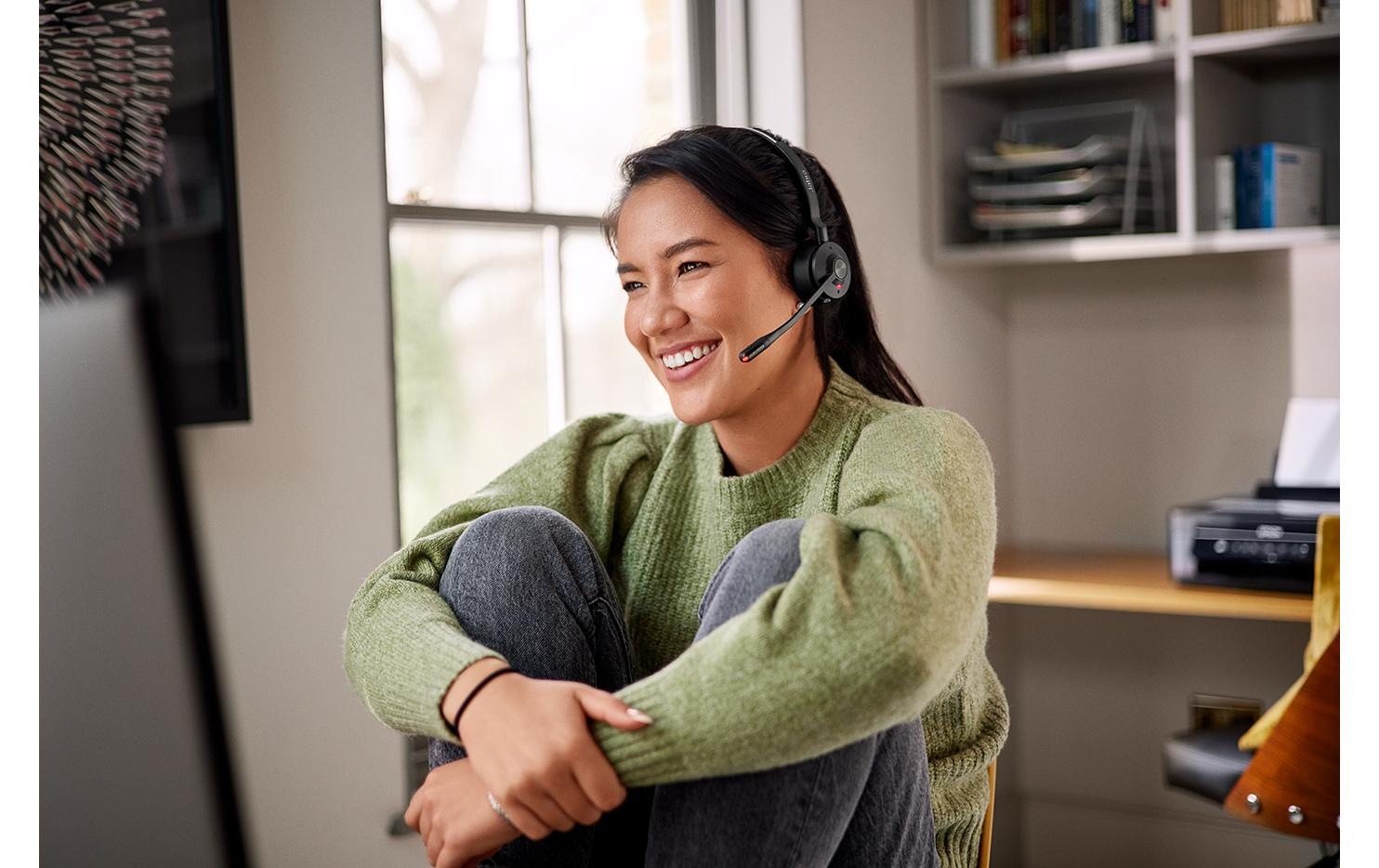 Jabra Headset »Engage 55 MS Duo«, Noise-Cancelling