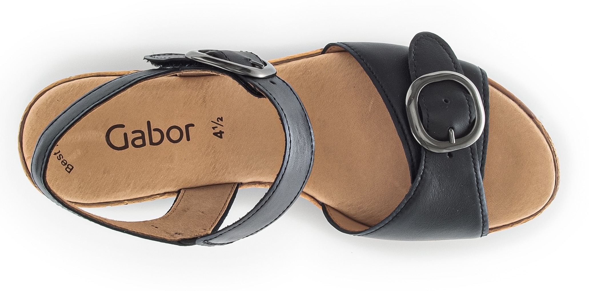 Gabor Sandalette, Sommerschuh, Sandale, Blockabsatz,mit Best Fitting Ausstattung