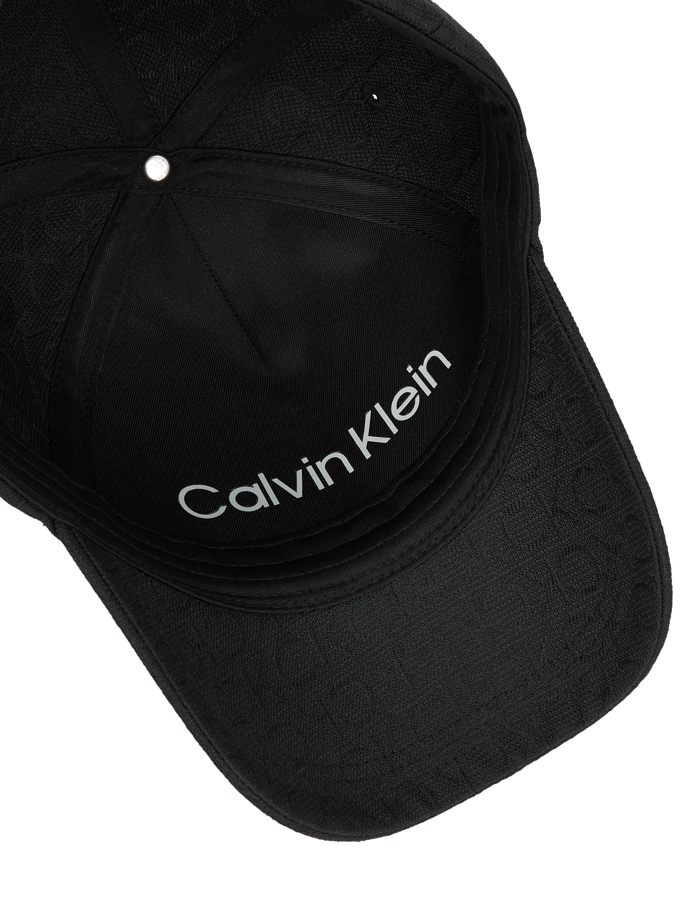 Calvin Klein Baseball Cap »MONOGRAM JACQUARD CAP«, Allovermuster, Klemmverschluss