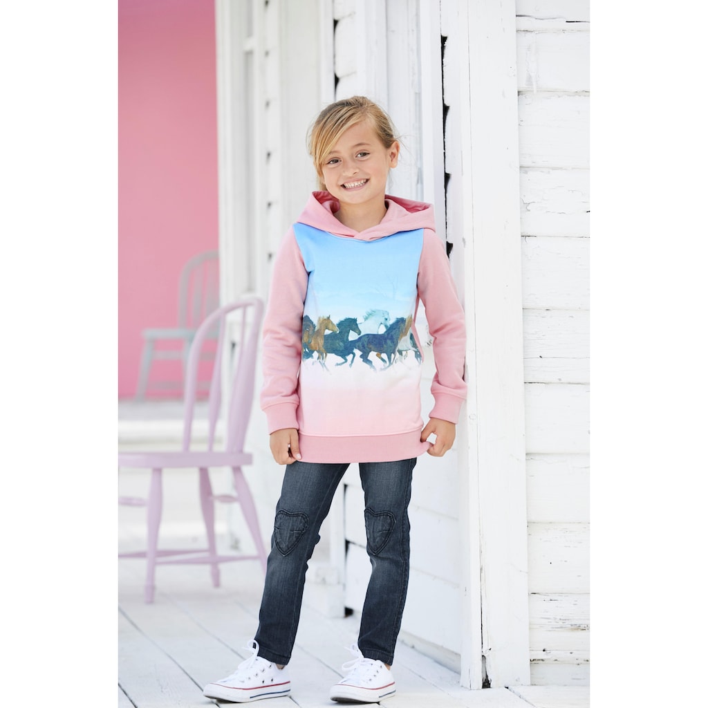 KIDSWORLD Longsweatshirt »für kleine Mädchen«