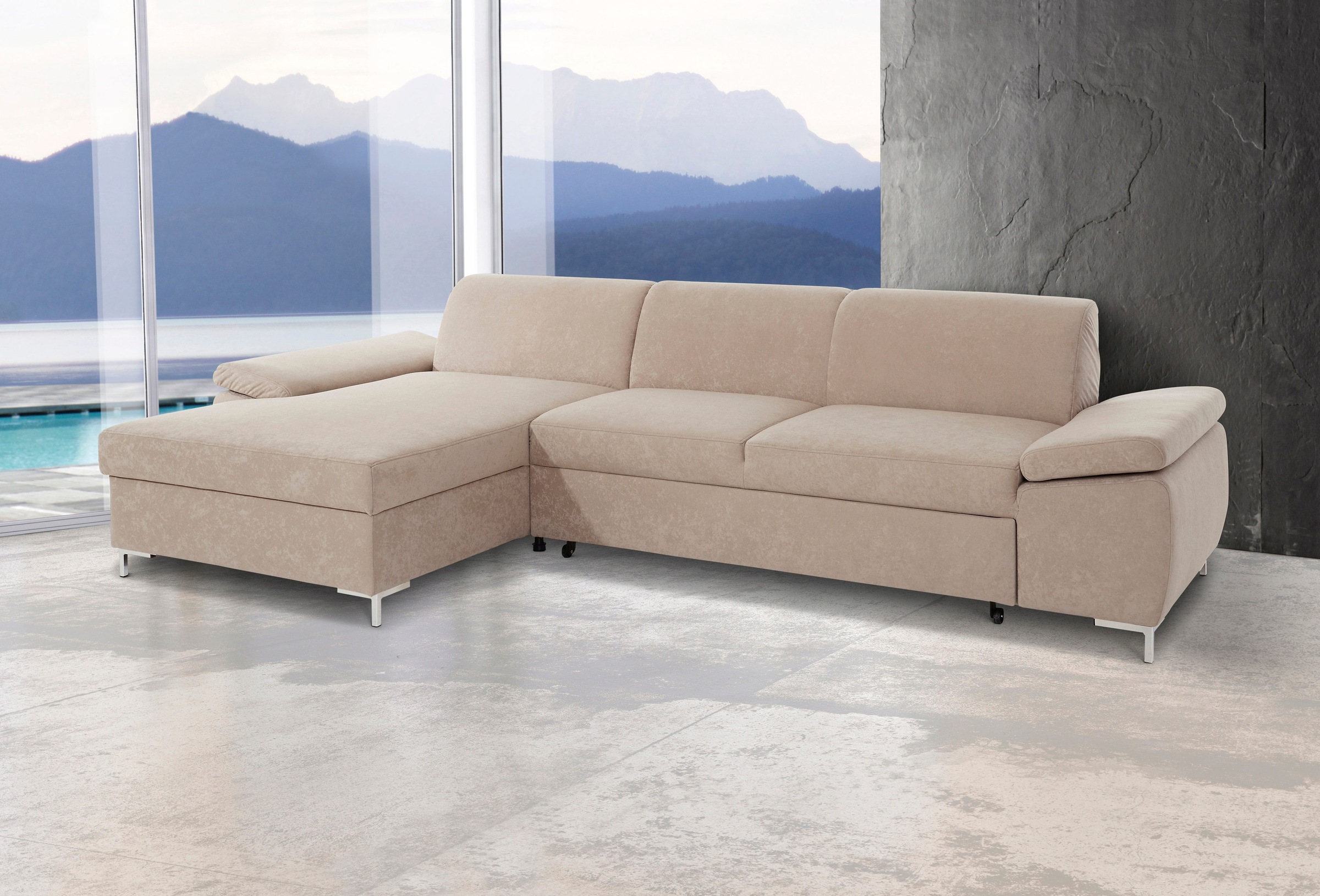 DOMO collection Ecksofa »Santana«, wahlweise mit Bettfunktion kaufen
