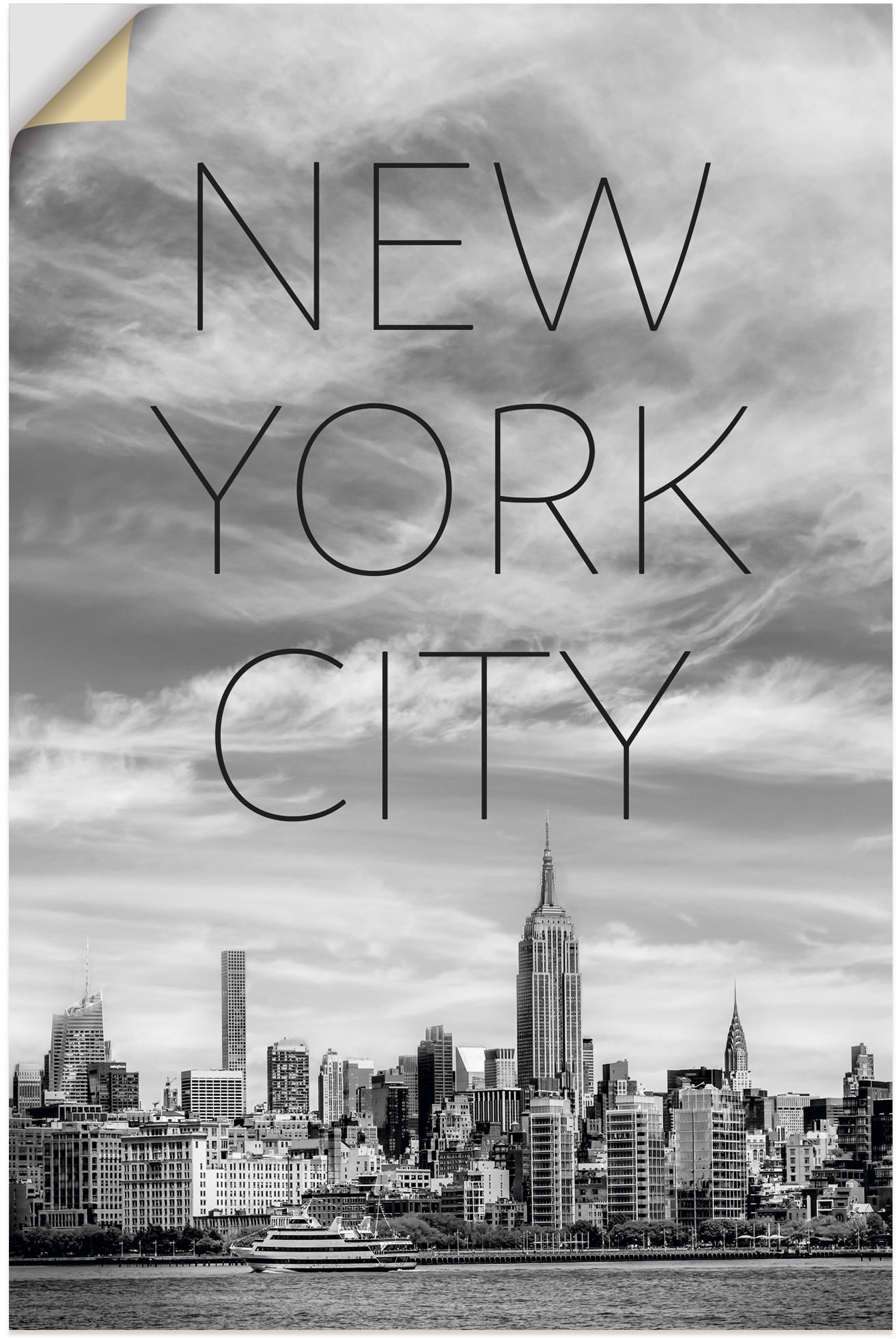 Artland Wandbild (1 online New als versch. Poster St.), »NYC York, Leinwandbild, Alubild, | oder in Midtown Manhattan«, bestellen Jelmoli-Versand Grössen Wandaufkleber
