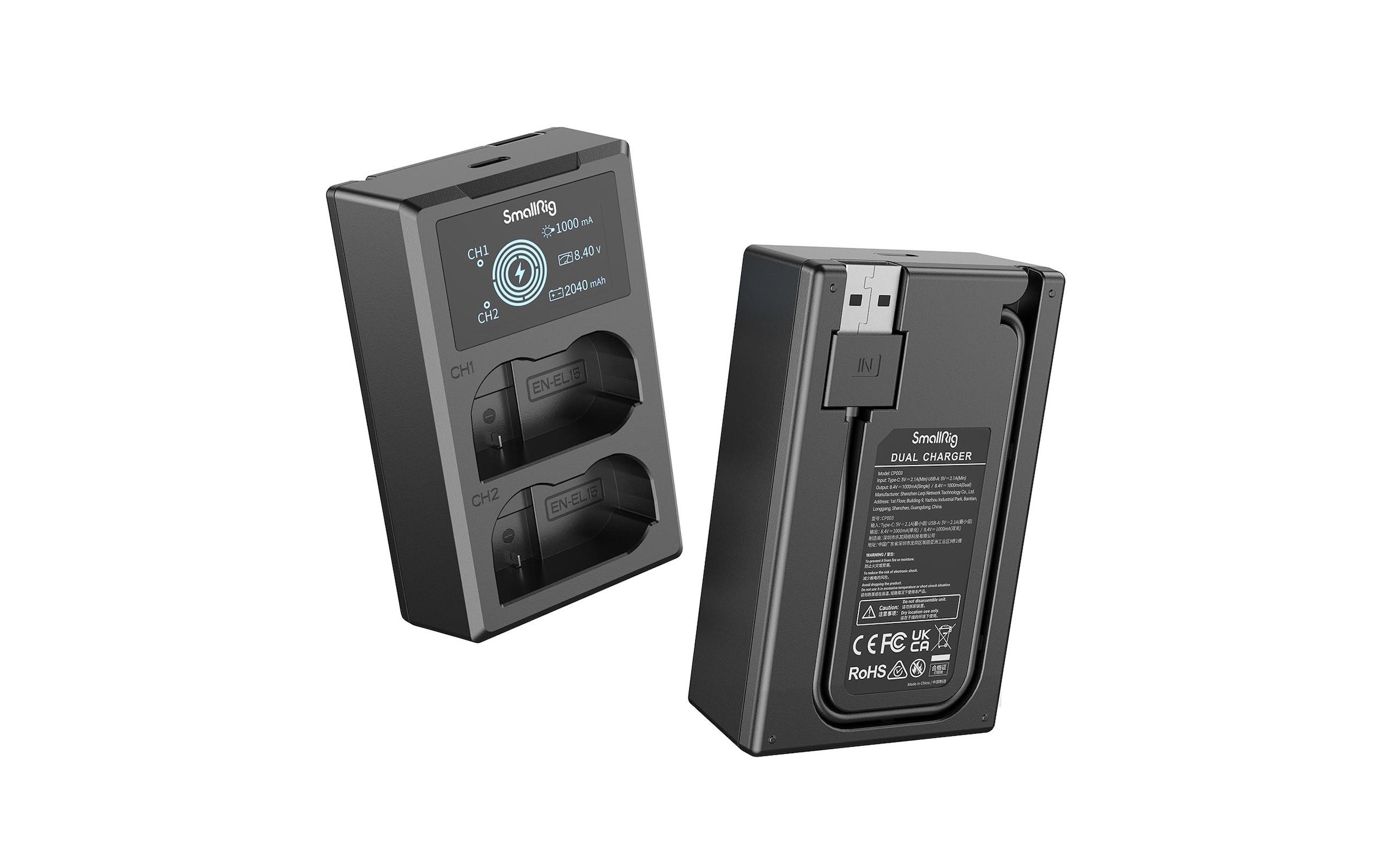 Kamera-Akku »Smallrig EN-EL15 Akku und Charger Kit«