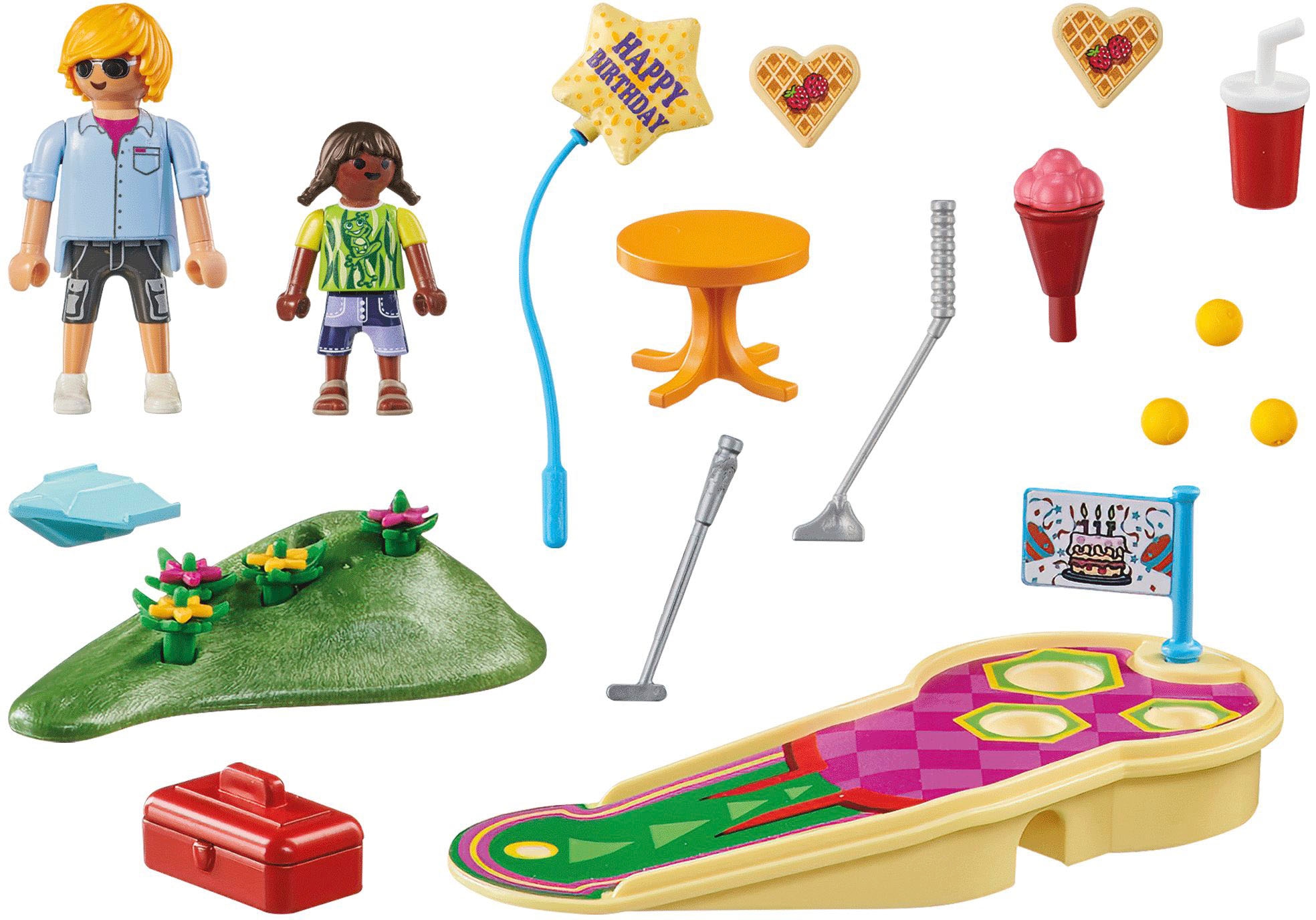 Playmobil® Konstruktions-Spielset »Minigolf (71449), Family Fun«, (33 St.), Made in Europe