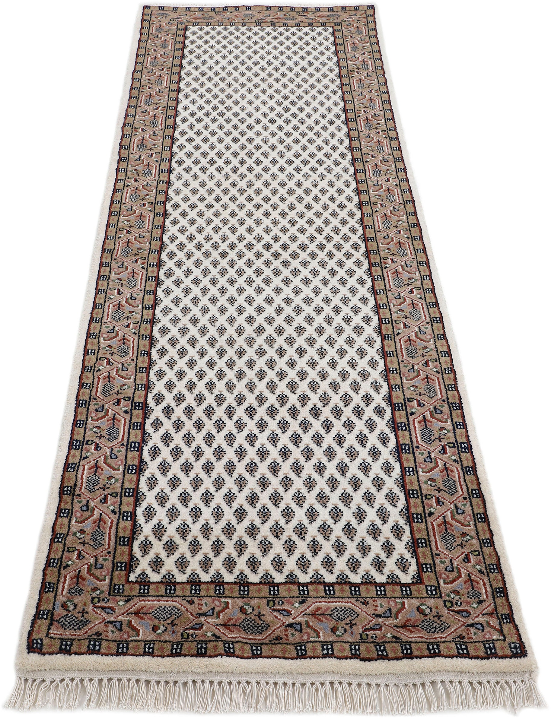 Woven Arts Orientteppich »Orientteppich Mir«, rechteckig, 15 mm Höhe, handgeknüpft, Wohnzimmer, reine Wolle